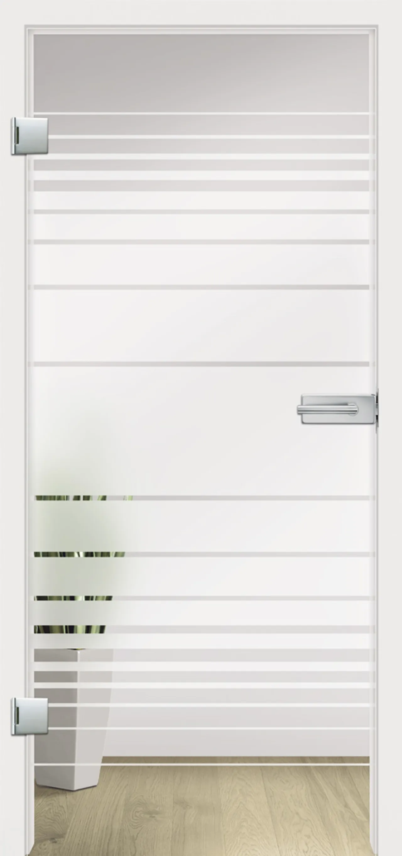 Licht & Harmonie Glastür 8 mm ESG Modell Struktura Typ 8 (10040060817)
