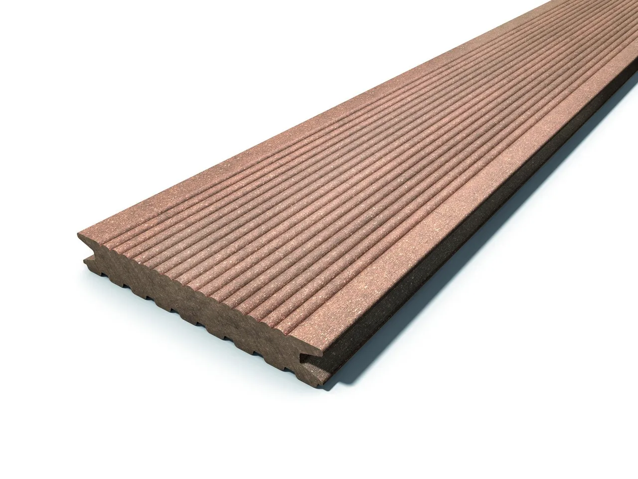 Megawood Terrassendielen Komplettset WPC Classic massiv naturbraun (10030014028)