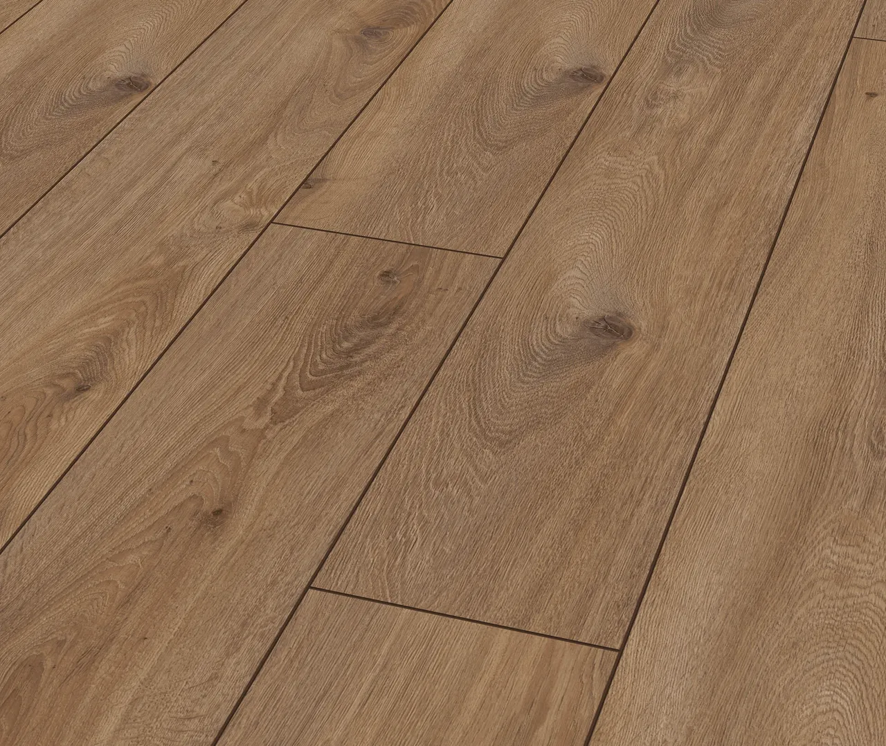 KRONOTEX Laminat Exquisit D4166 Prestige Eiche Natur Landhausdiele (10041009881)