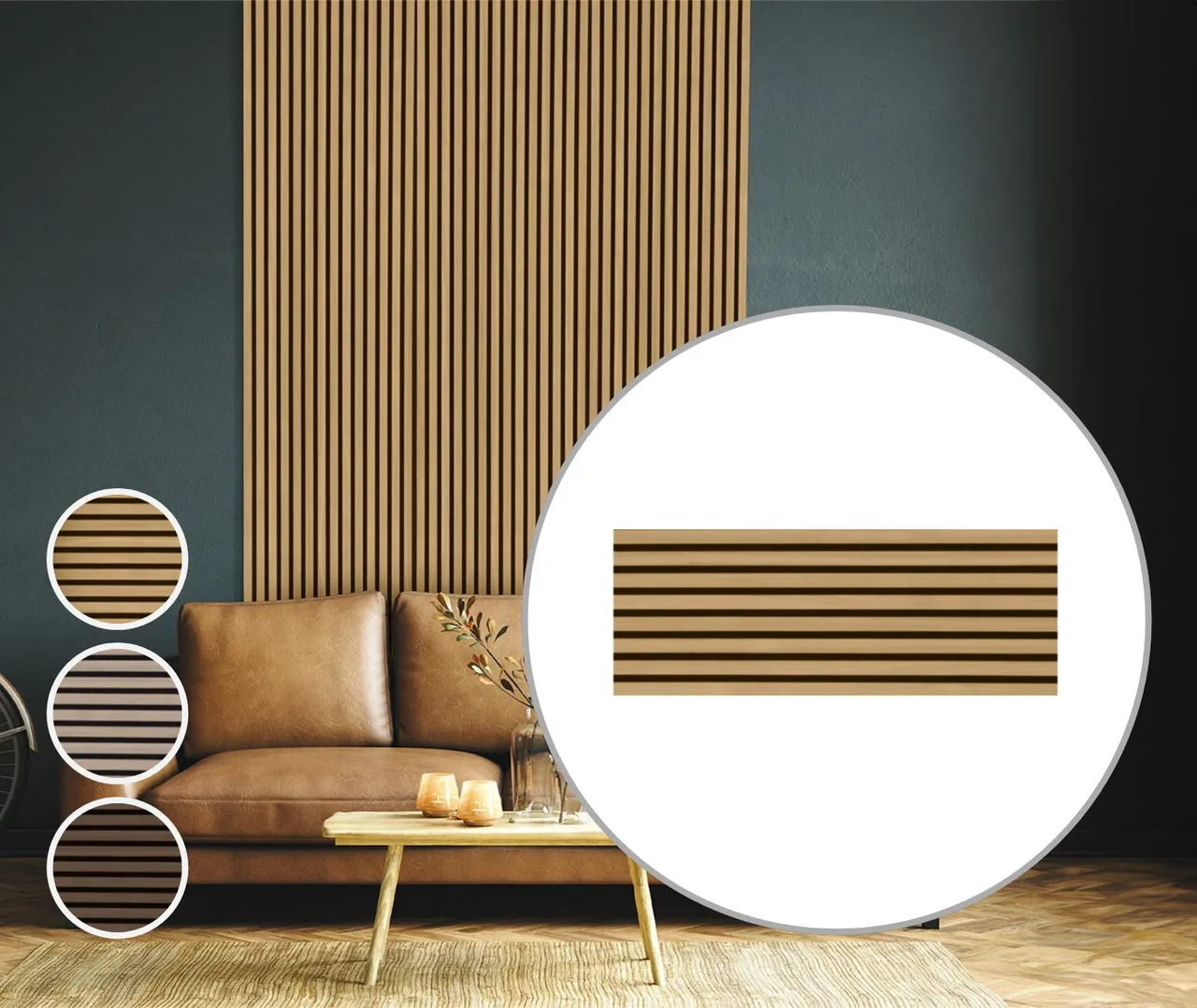 HARO Wall Design Stripe furniert (10040071264)