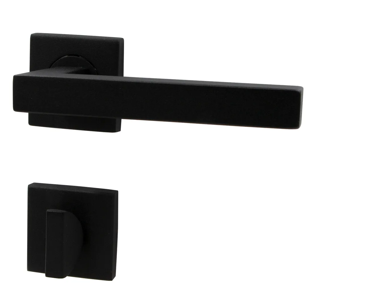 HORI Türgriff Quattro eckig Schwarz Sandoberfläche (10030021030)