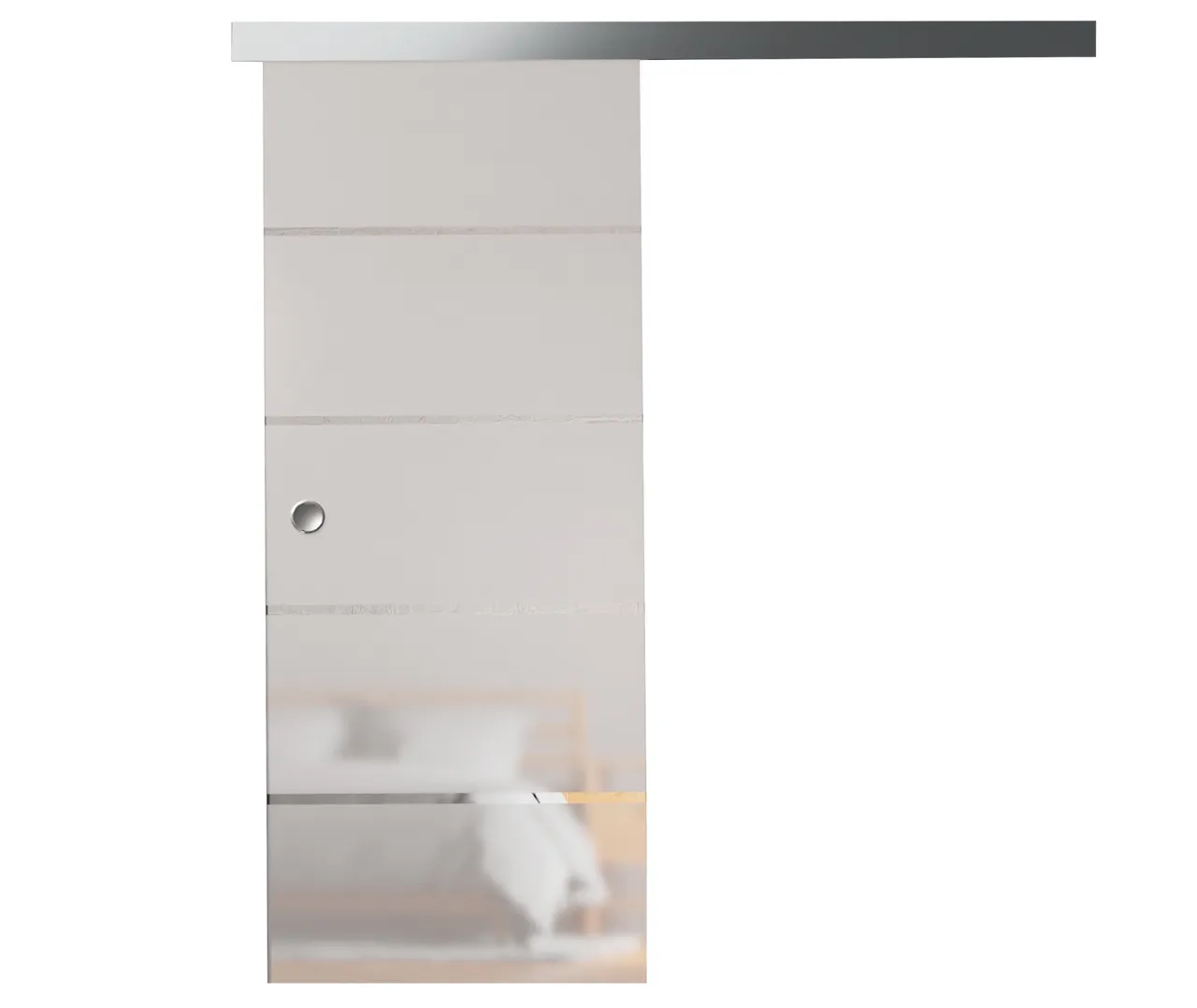 HORI Glasschiebetür 8 mm ESG 4 Streifen (10040019930)