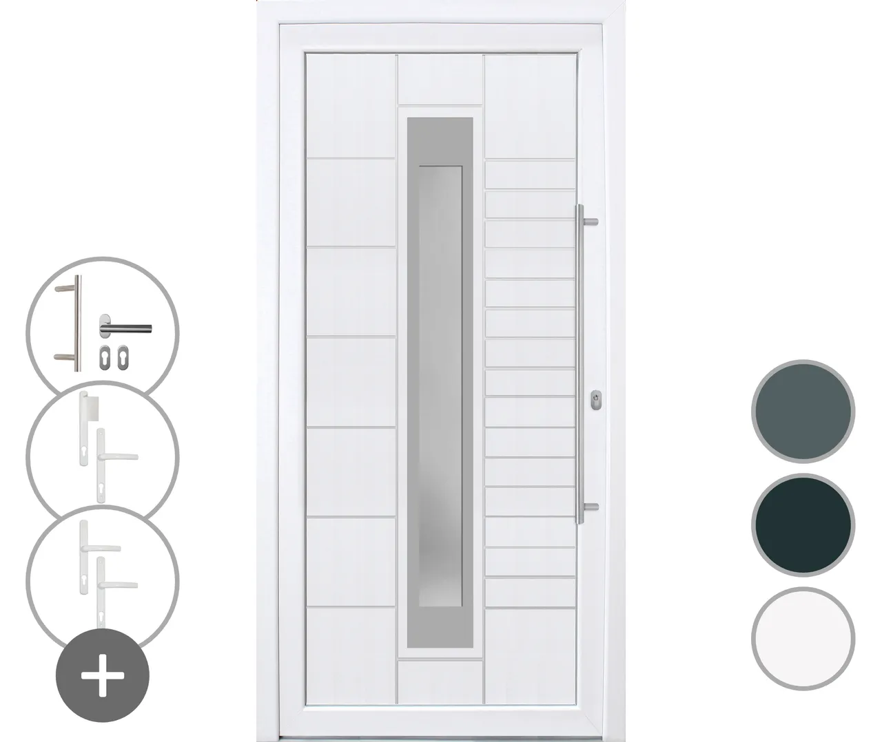 HORI Kunststoff Haustür Stripe (10040069958)