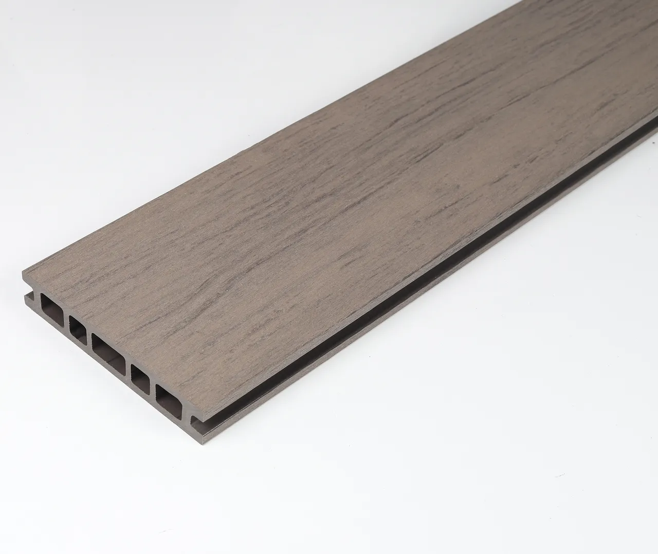 HORI Terrassendielen Komplettset WPC Treibholz Hohlkammer grau Bi-Color 25 x 145 mm (10040325957)