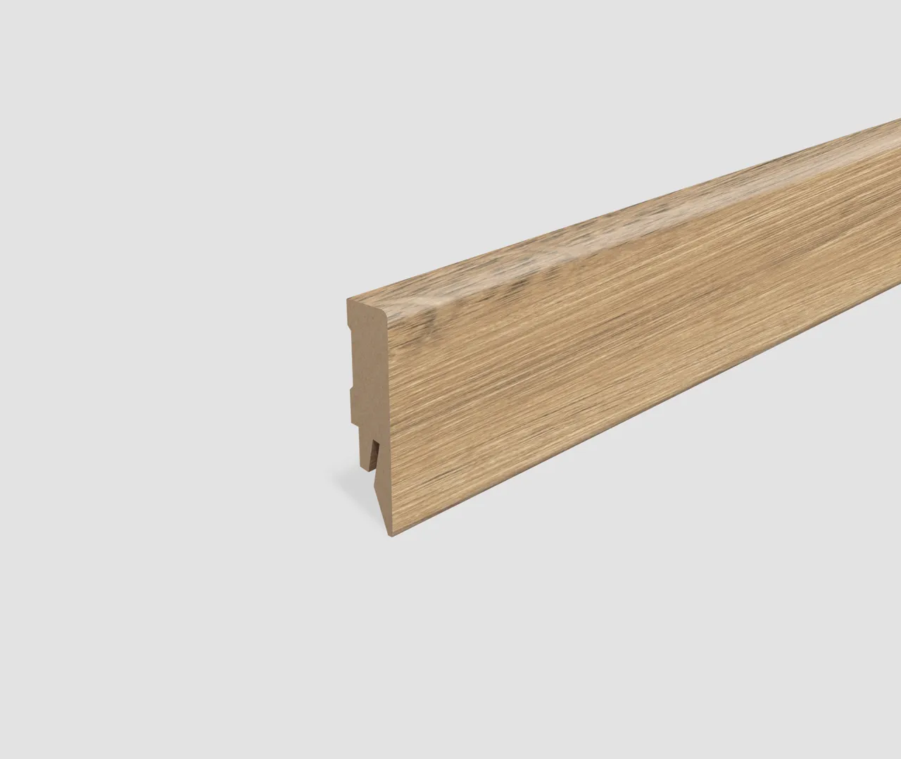 EGGER MDF-Kern Sockelleiste L649 passend zu Fußboden Livingston Eiche natur (10040330348)