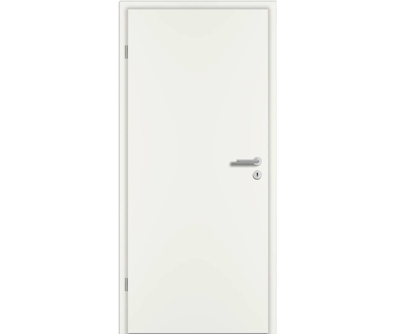 PRÜM Zimmertür STANDARD Glatt Weißlack Exclusiv RAL 9010 Röhrenspan Rundkante (10040072406)