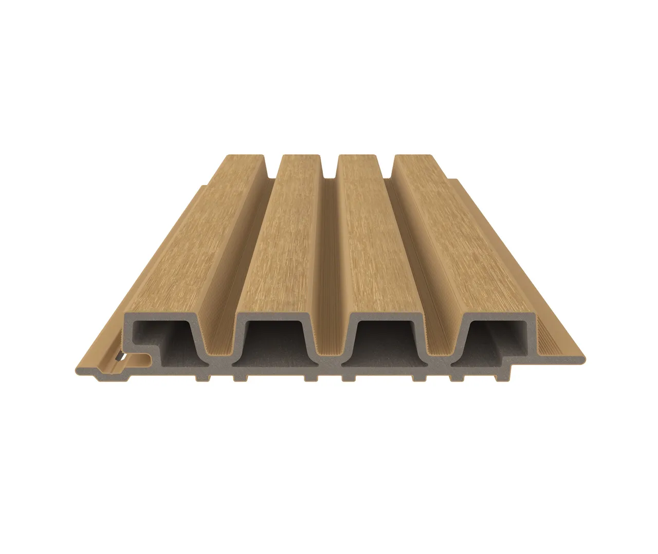 NewTechWood WPC Fassadenprofil Castellatio PRO35 33 x 215 mm Red Cedar (10040330593)