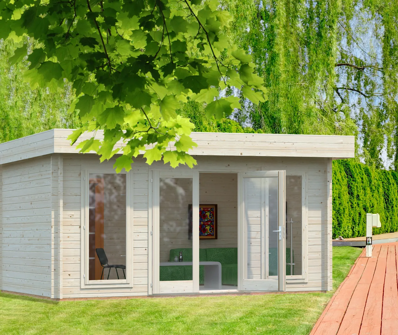 Palmako Gartenhaus Bret (10040066220)