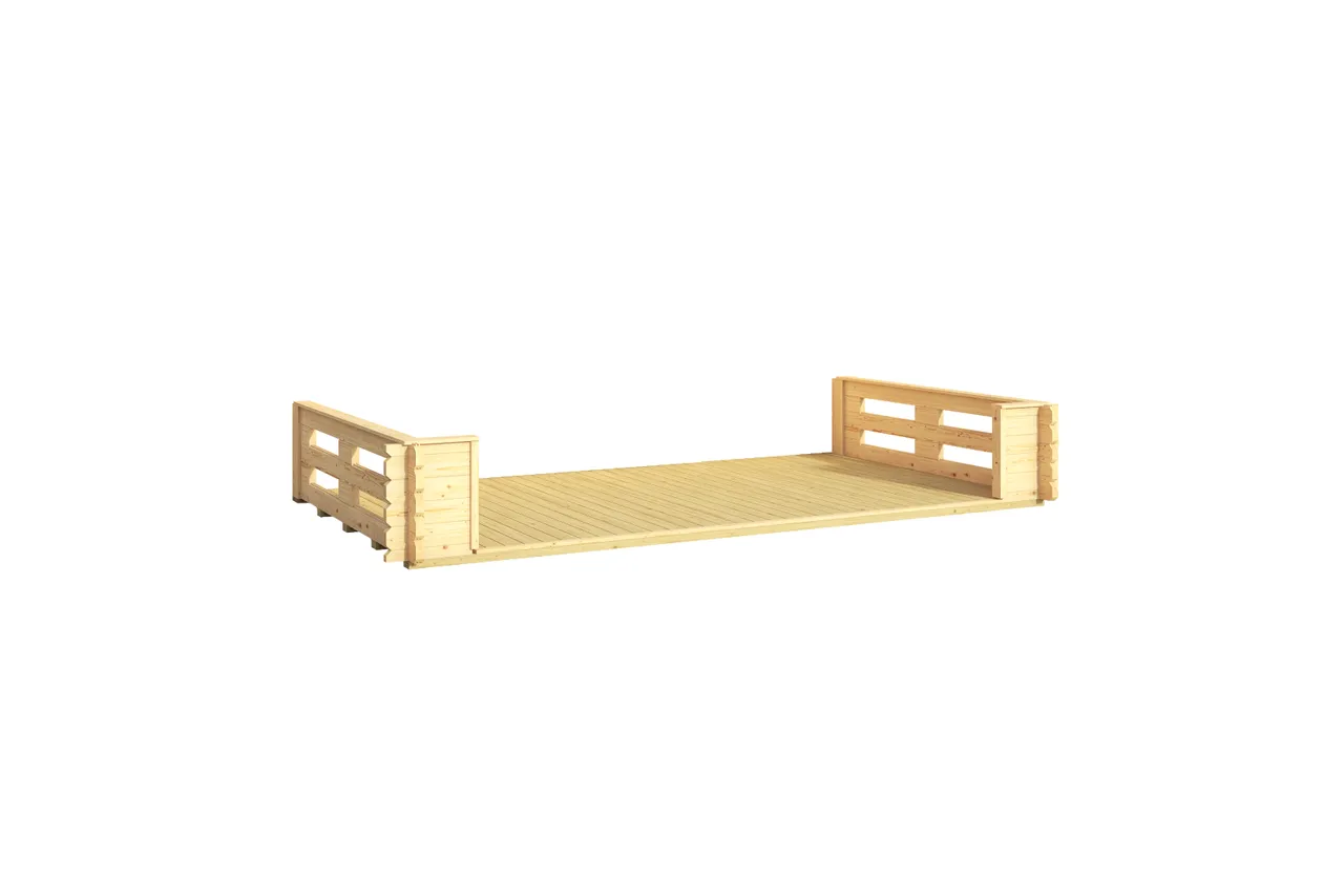 Lasita Maja Zubehör Terrasse für Gartenhaus Caroline (10030020419)