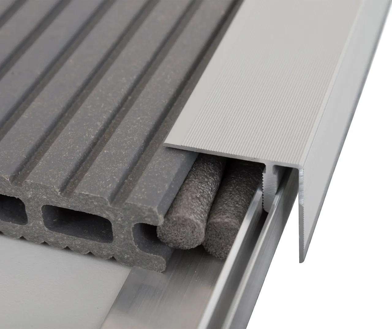 Kovalex Terrassendielen WPC Alu-Seitenabschluss für Alu Unterkonstruktion (10030014378)