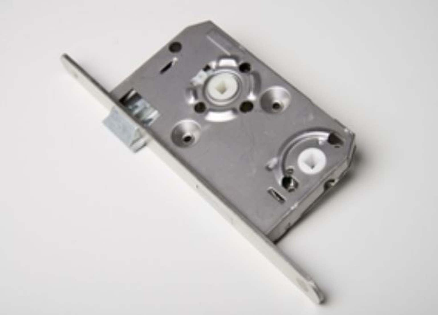 HORI WC Schloss Silberfarbig DIN links
