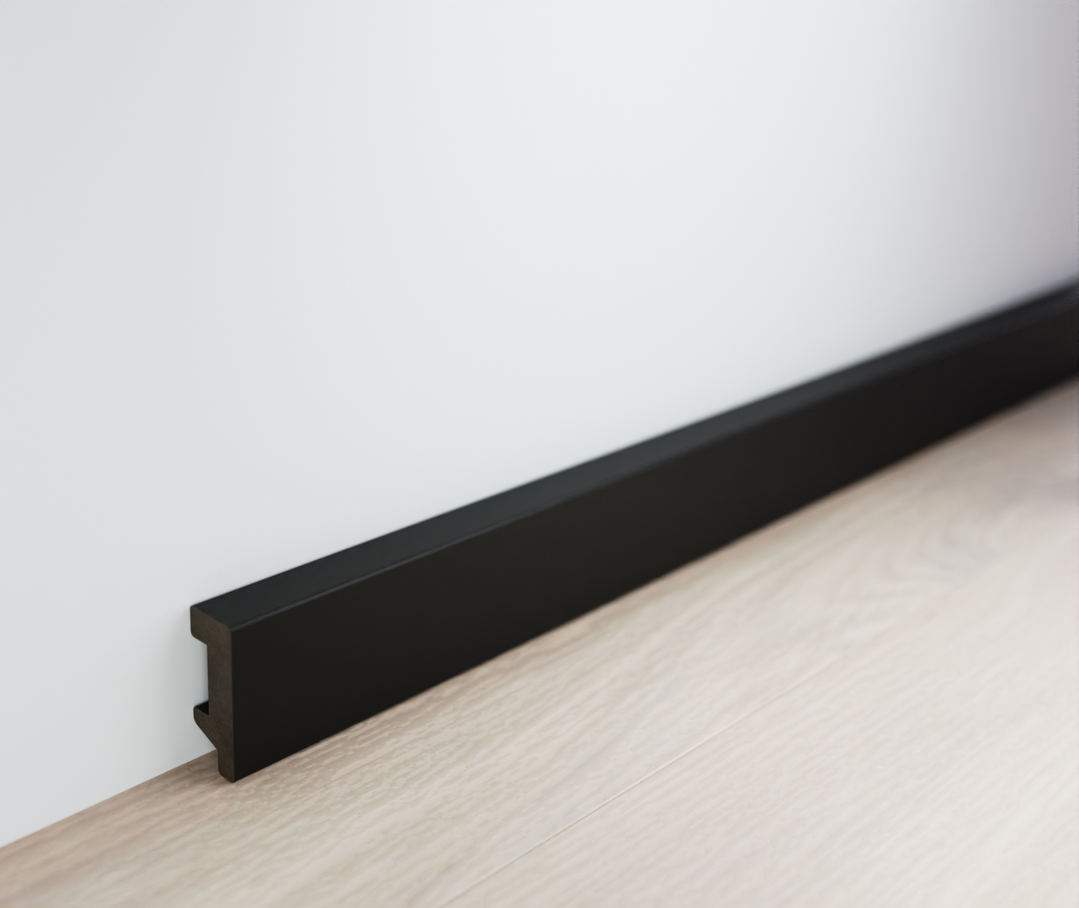 HORI Kunststoff Sockelleiste EPS Modern schwarz 2. Wahl