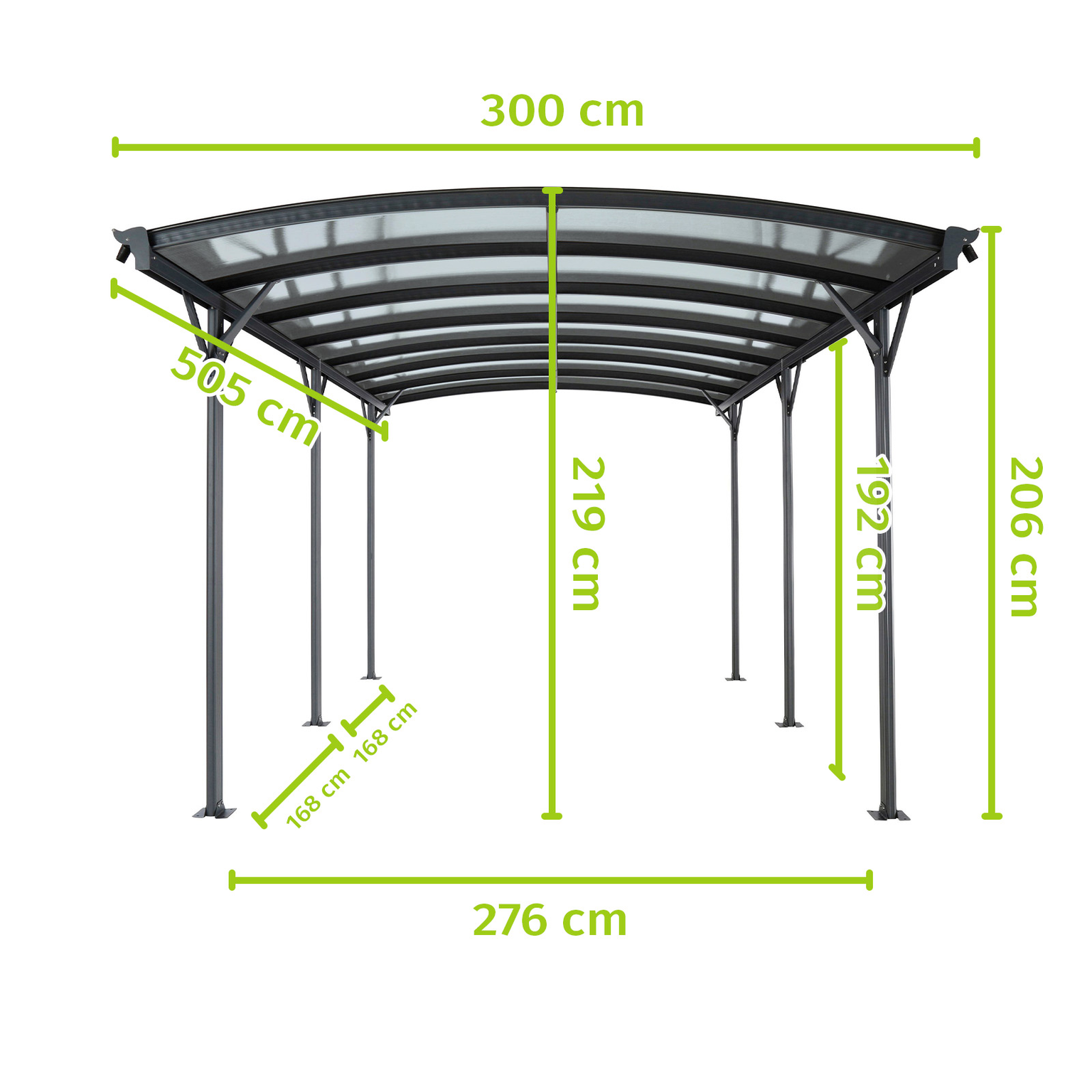 HORI Carport Bogendach