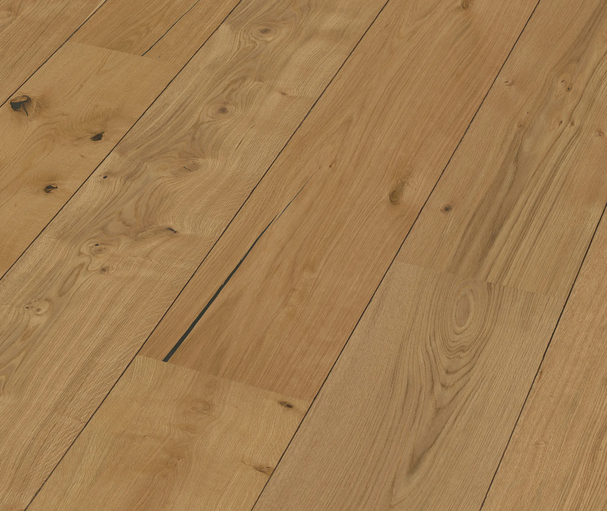 MEISTER Lindura Holzboden HD 400 Eiche authentic 8915 gebürstet Landhausdiele 5G Dry® 0