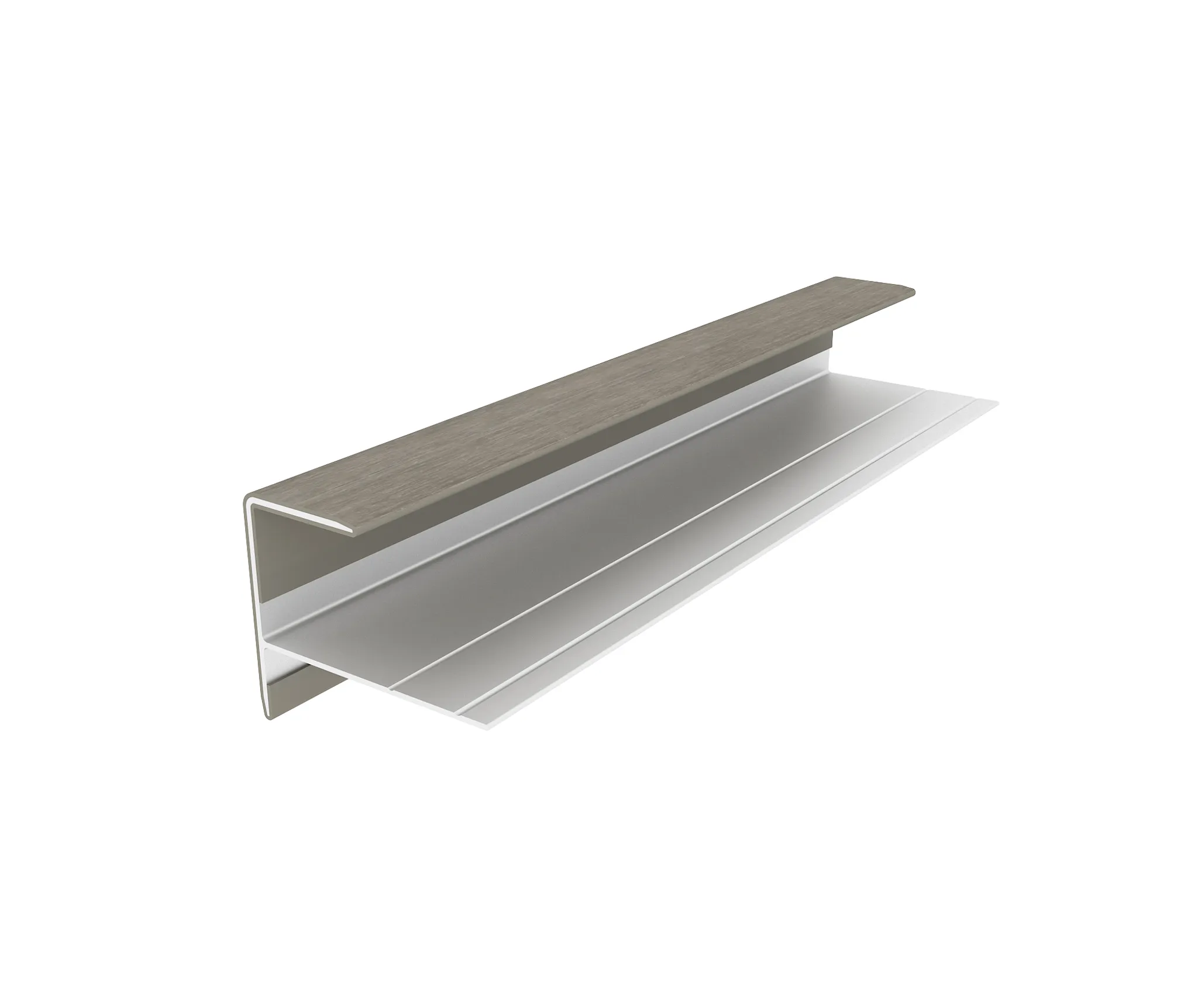 HORI Rhombus PRO Endprofil coextrudiert beige-grau 2
