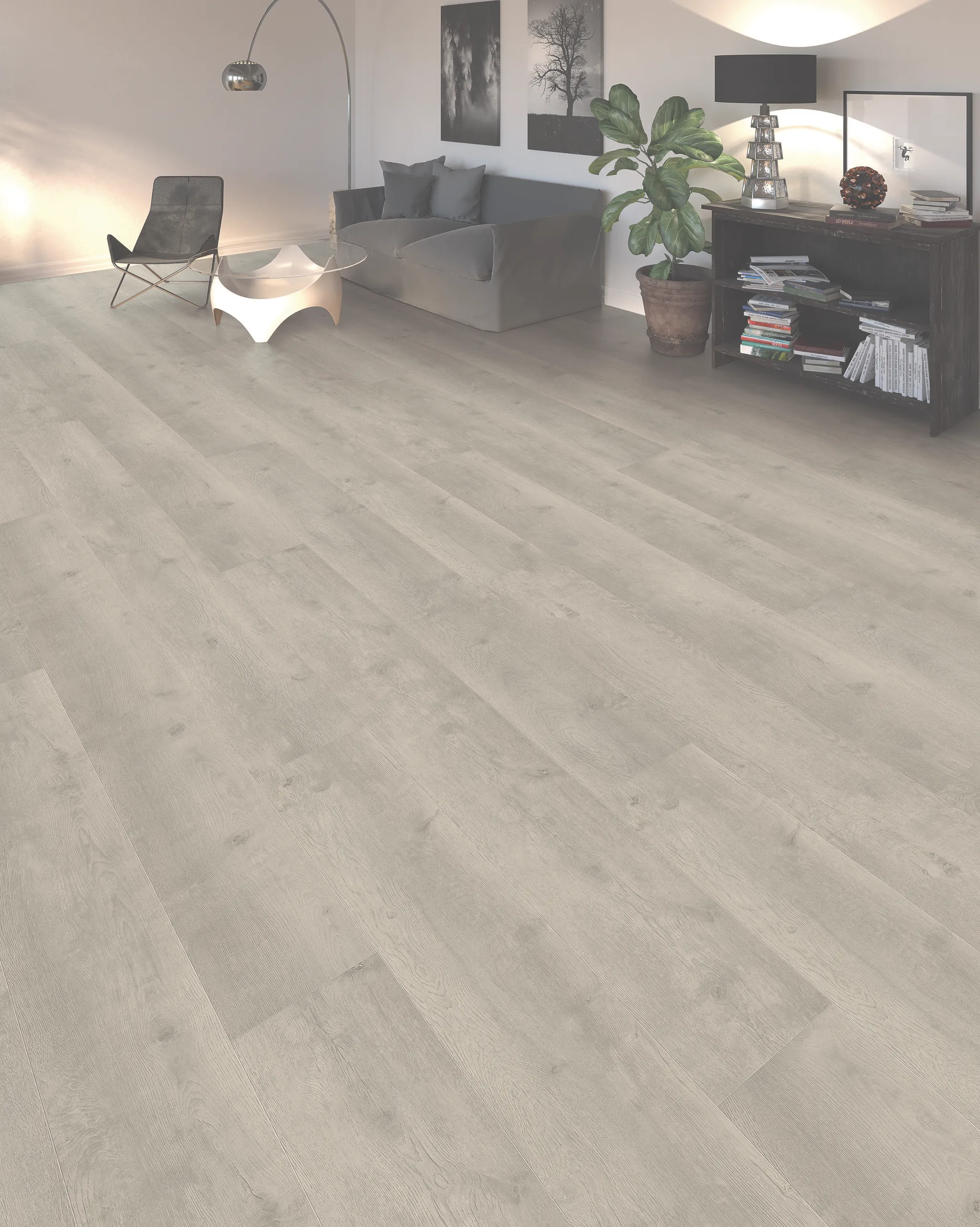 HARO Laminat Tritty 100 Gran Via Eiche Bergamo silbergrau authentic soft 1