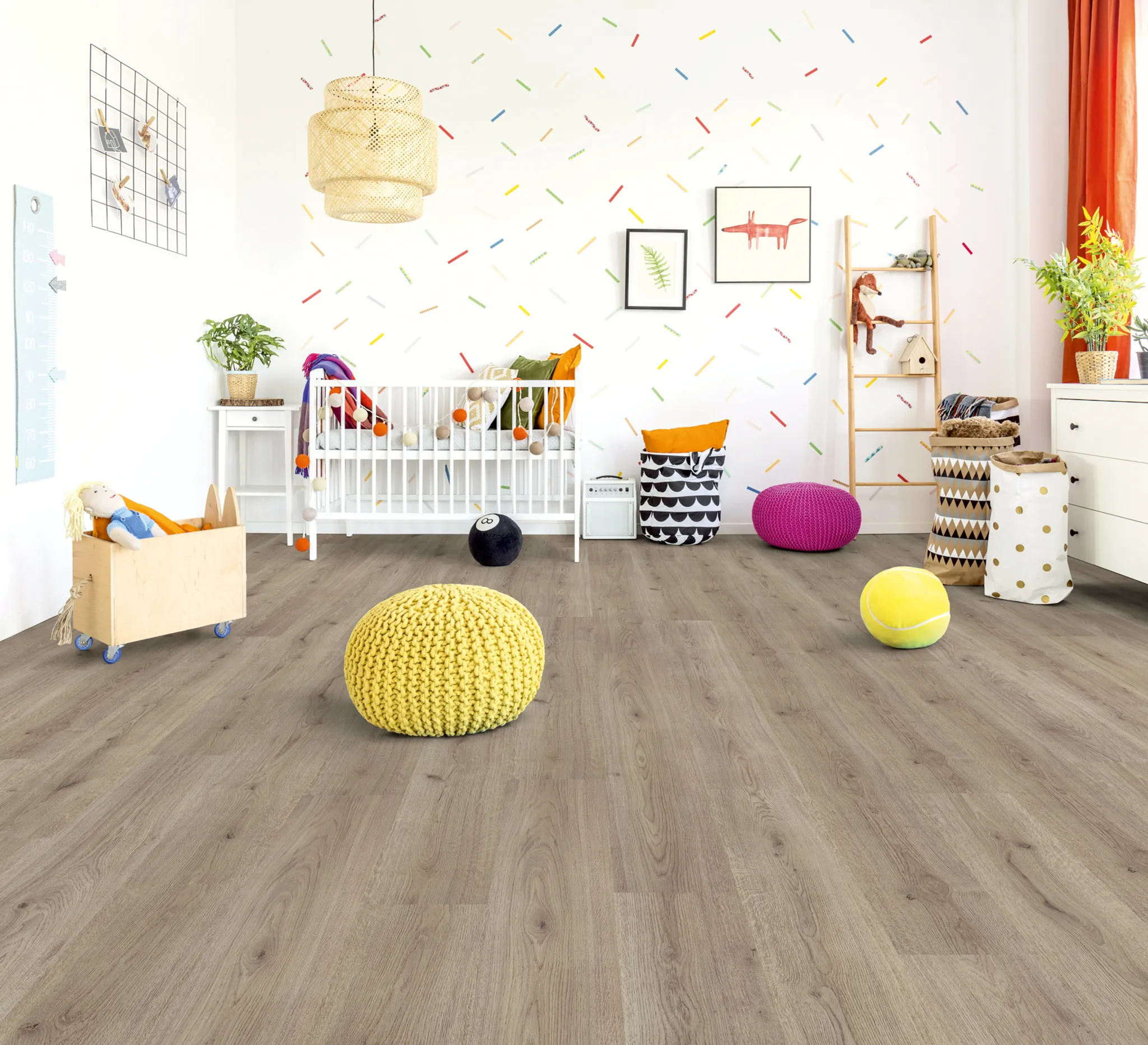 KRONOTEX Laminat Superior Basic D 3126 Trend Eiche grau Landhausdiele 5