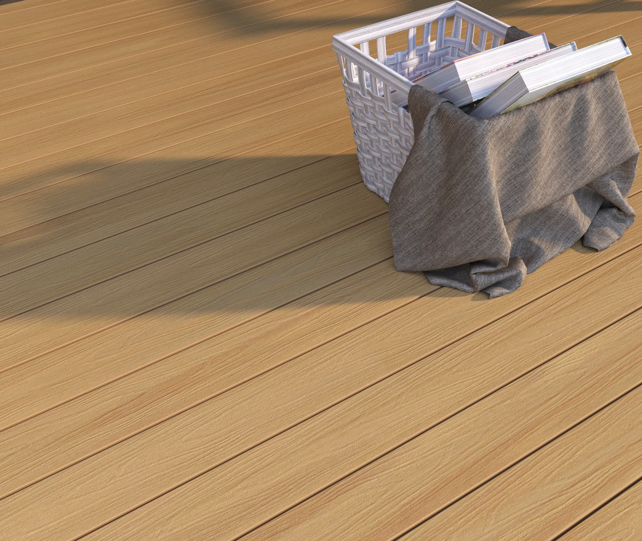 NewTechWood Terrassendielen WPC Hohlkammer Gigante Red Cedar Holzstruktur gebürstet / glatt gebürstet Co-Extrudiert 22,5 x 210 mm 0