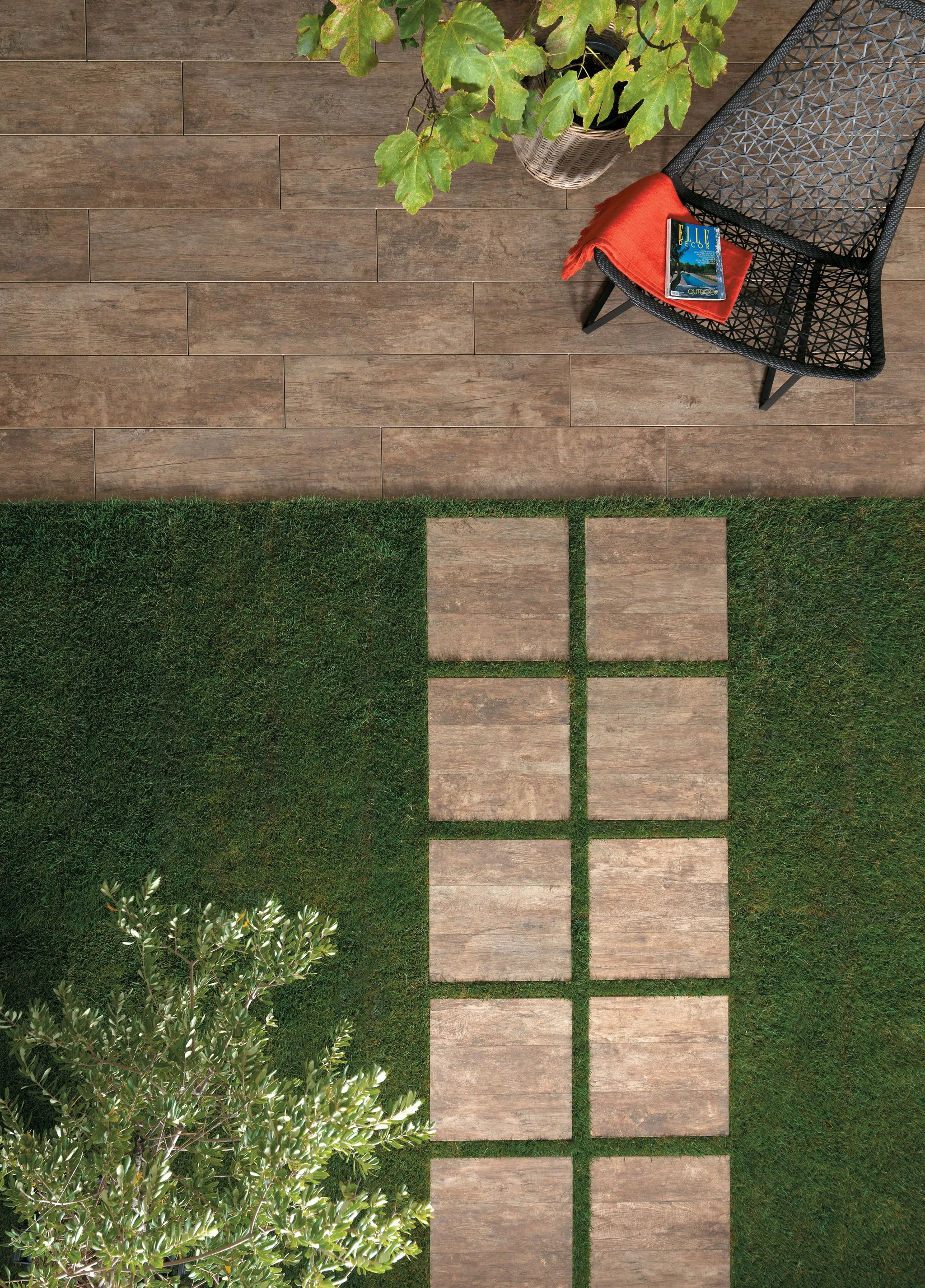 HORI Terrassenplatten Naturel Holzoptik Feinsteinzeug B-Ware 2