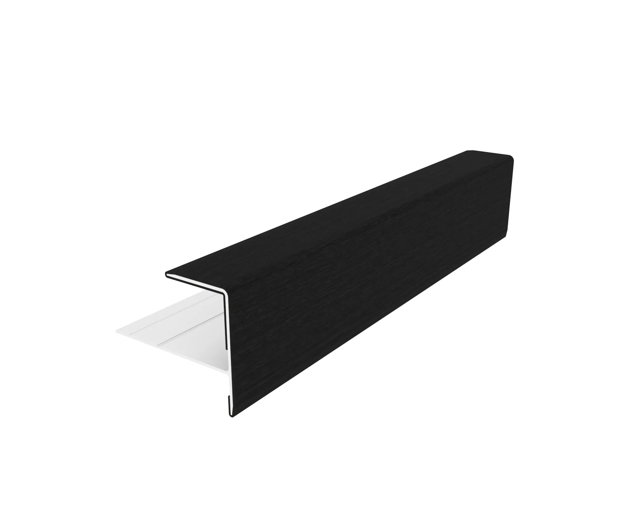 NewTechWood Castellation PRO Endprofil coextrudiert Ebony 0
