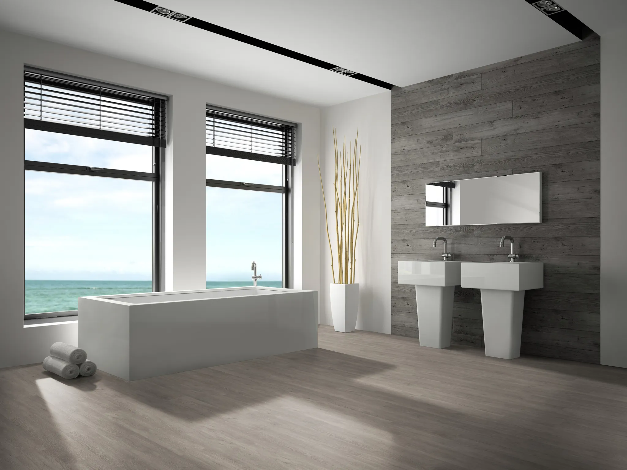 HORI Klick-Hartvinylboden Rigid SPC Eiche Wuppertal elegant grau Landhausdiele 5