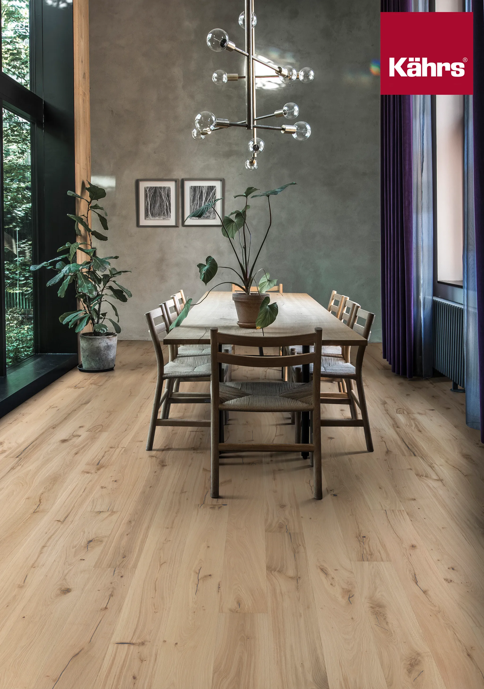 Kährs Parkett Boardwalk Collection Eiche Pallido gebürstet Landhausdiele natur-geölt 2