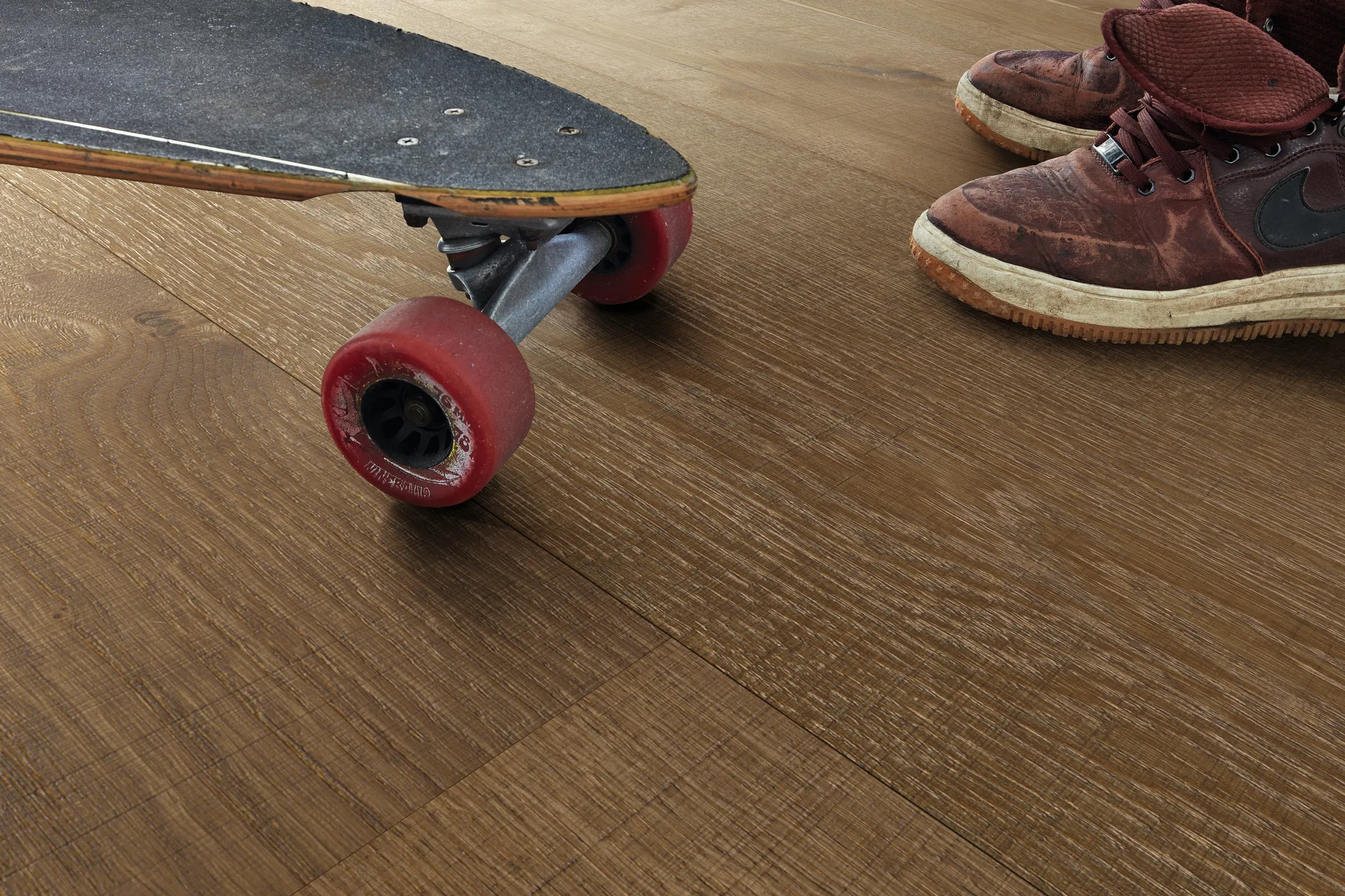 MEISTER Lindura Holzboden HD 400 Eiche authentic olivgrau 8903 gebürstet Landhausdiele 5G Dry® 4