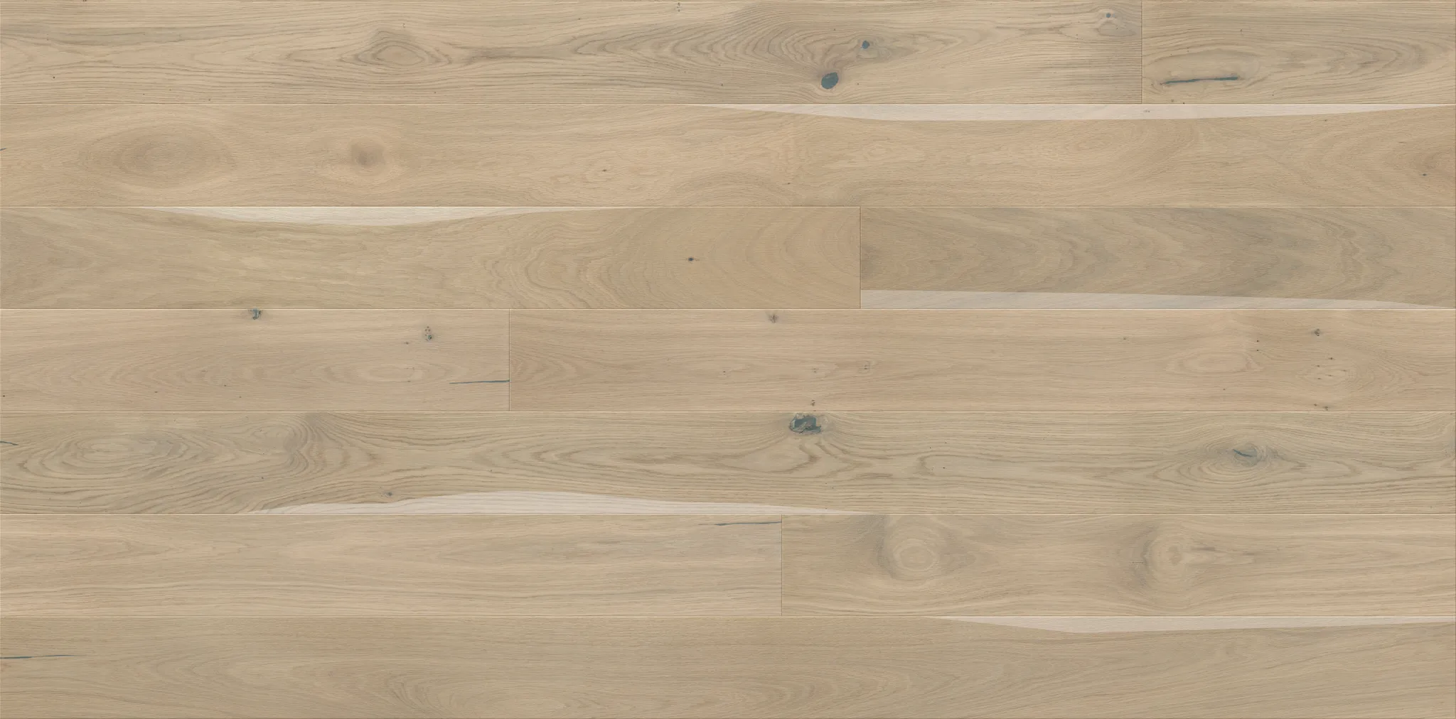 HORI Parkett 300 Eiche Various Landhausdiele gebürstet creme matt versiegelt 1