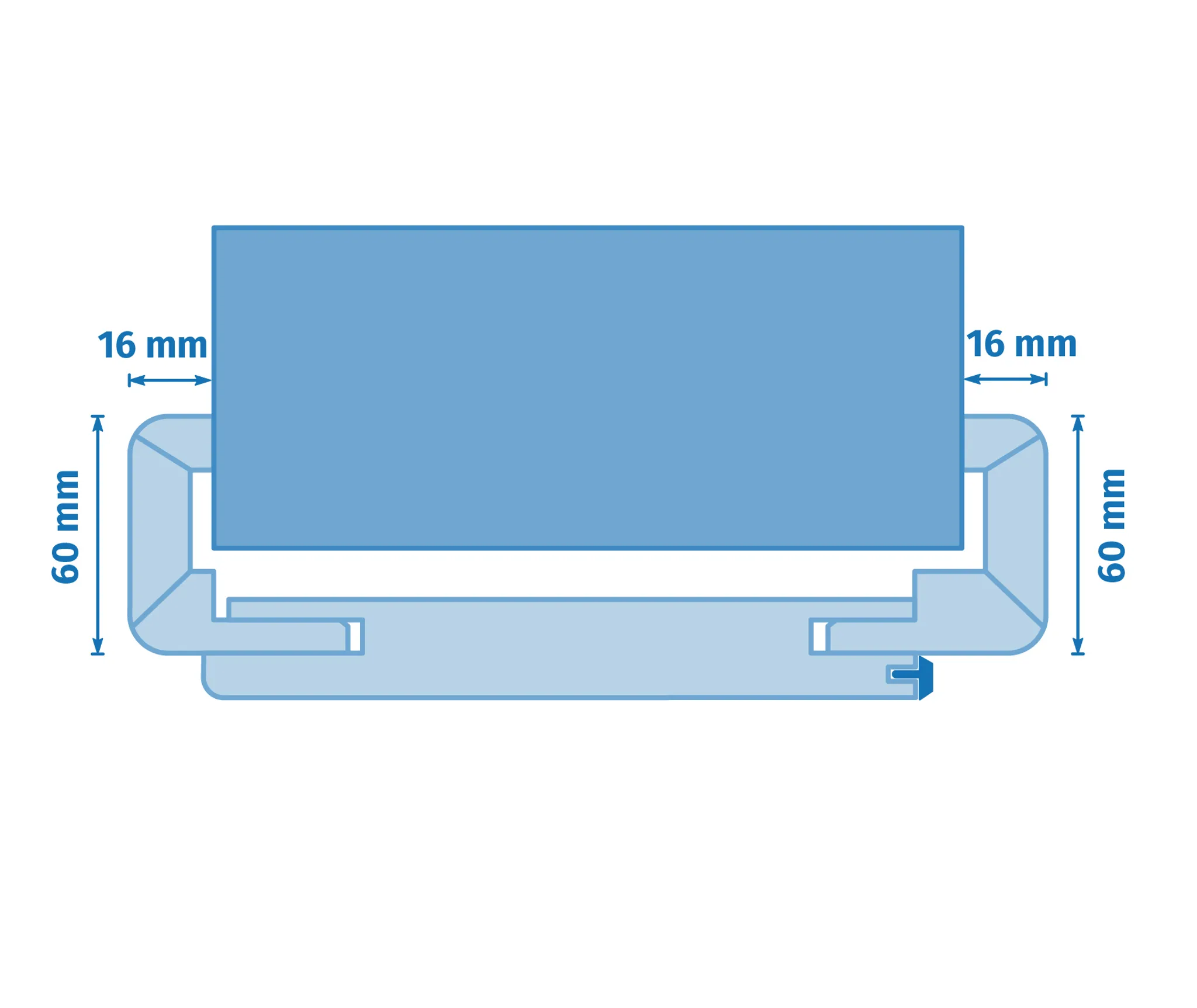 HORI Zimmertür Komplettset Estella 4 Weißlack RAL9010 Röhrenspan Rundkante 8