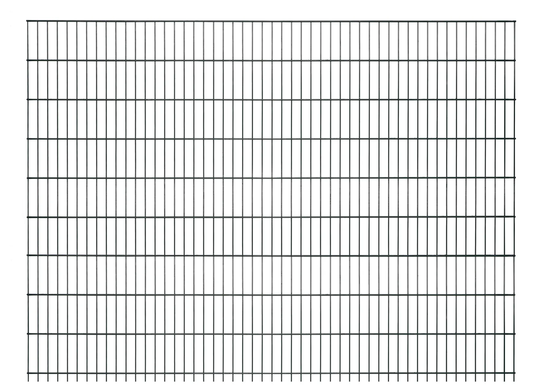 HORI Doppelstabmattenzaun S 8/6/8 mm, Zaunfeld 251 cm, anthrazit 0