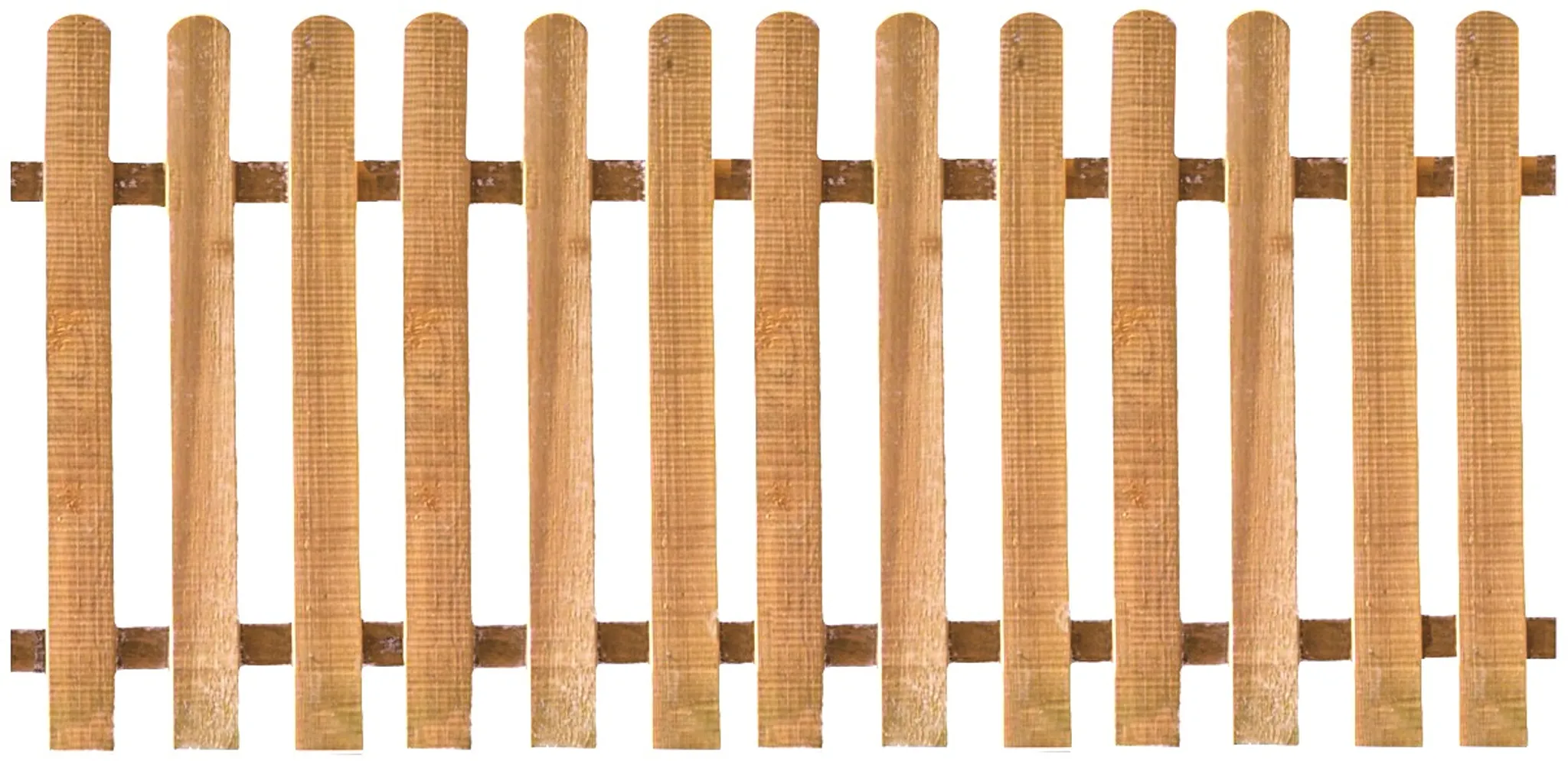 TETZNER & JENTZSCH Lattenzaun-Feld Luka aus Eiche, 200 x 100 cm 1