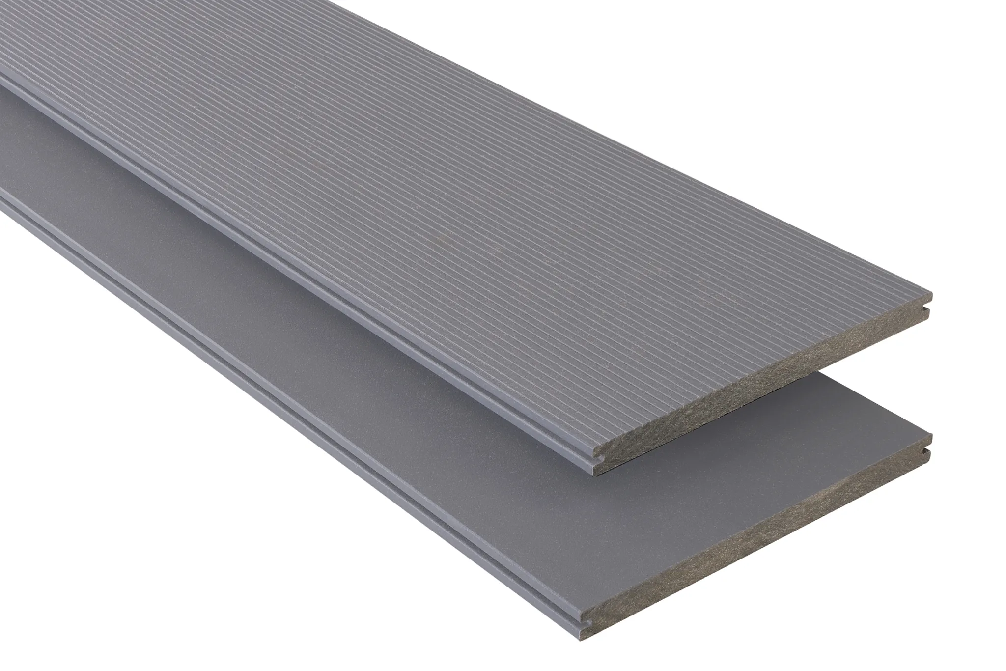Kovalex Terrassendielen XTRA WPC massiv steingrau 18 x 260 mm 0