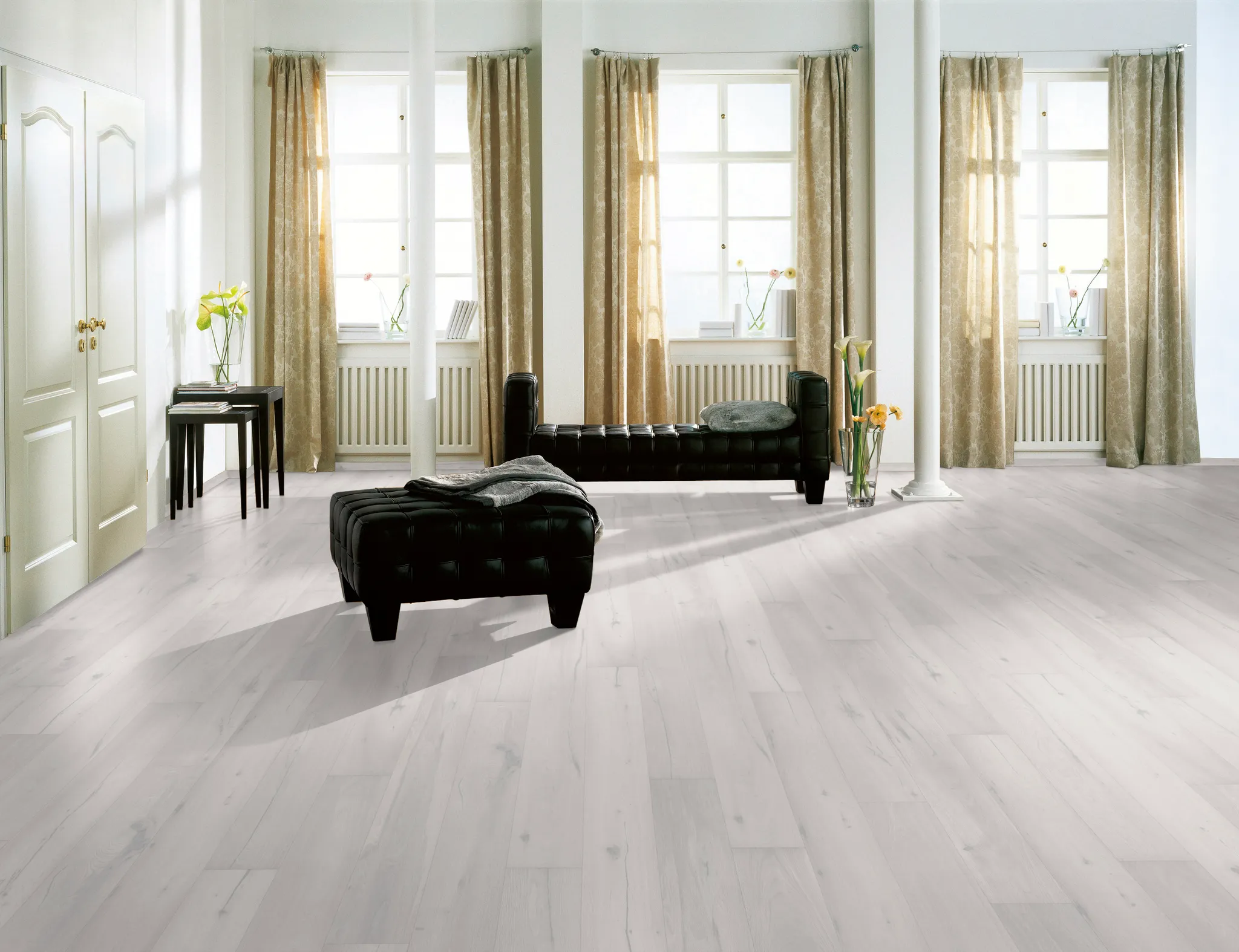 HORI Parkett 300 Eiche Vintage gebürstet Landhausdiele weiß natur-geölt 6