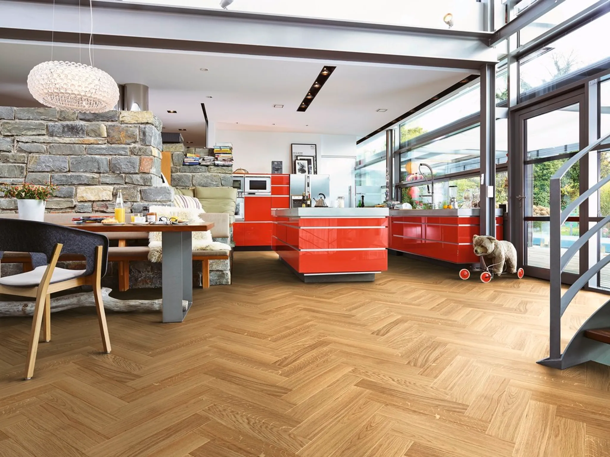 MEISTER Parkett longlife PS 400 Eiche harmonisch 8042 Fischgrätdiele 2