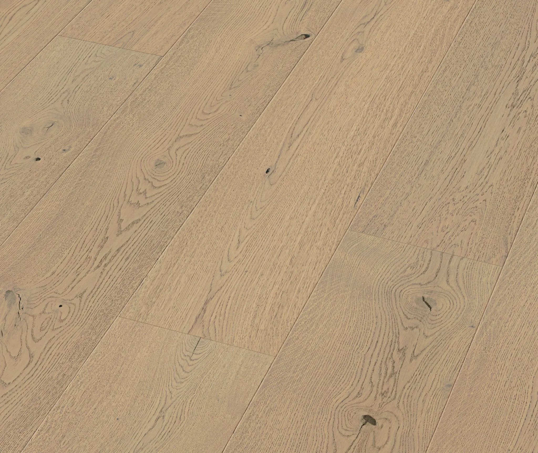 MEISTER Lindura Holzboden HD 400 Eiche authentic sandgrau 20226 gebürstet ultramattlackiert Landhausdiele 0