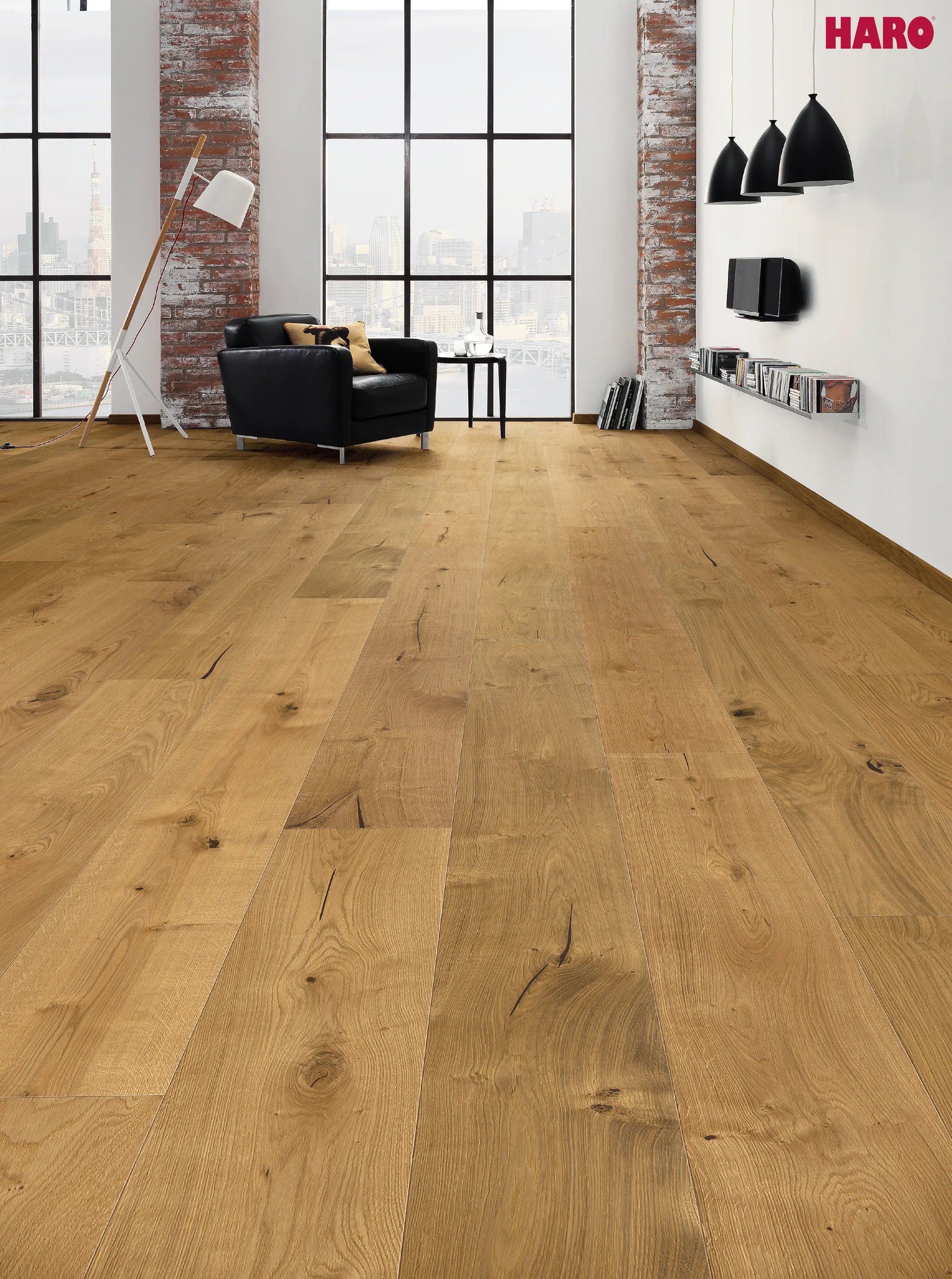 HARO Parkett 4000 Eiche strukturiert Sauvage Landhausdiele XL 3