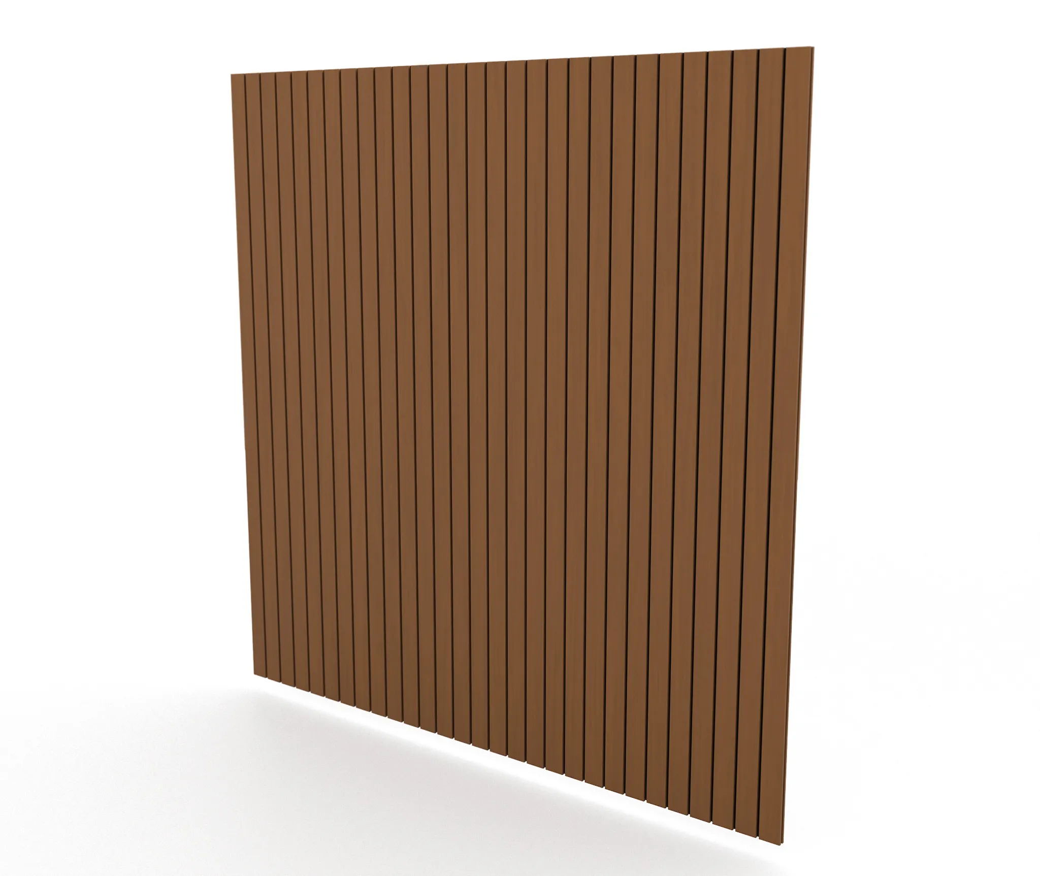 HORI Vertikalzaun WPC Sichtschutzzaun Stecksystem Zaunelement ohne Pfosten 180 x 180 cm 0
