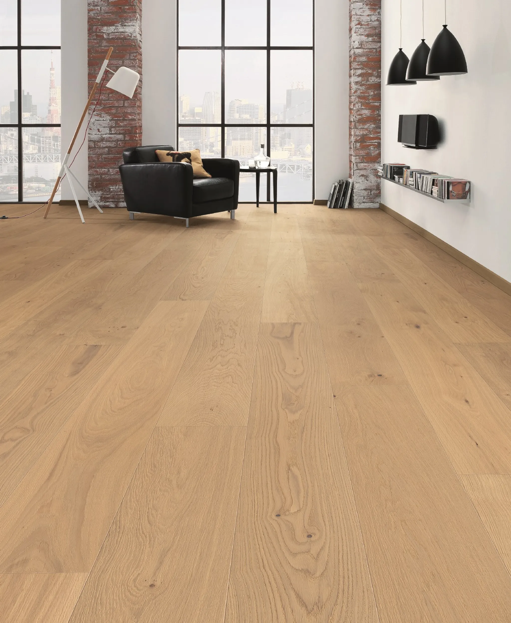 HARO Parkett 4000 Eiche invisible strukturiert Markant Landhausdiele naturaLin Plus 3