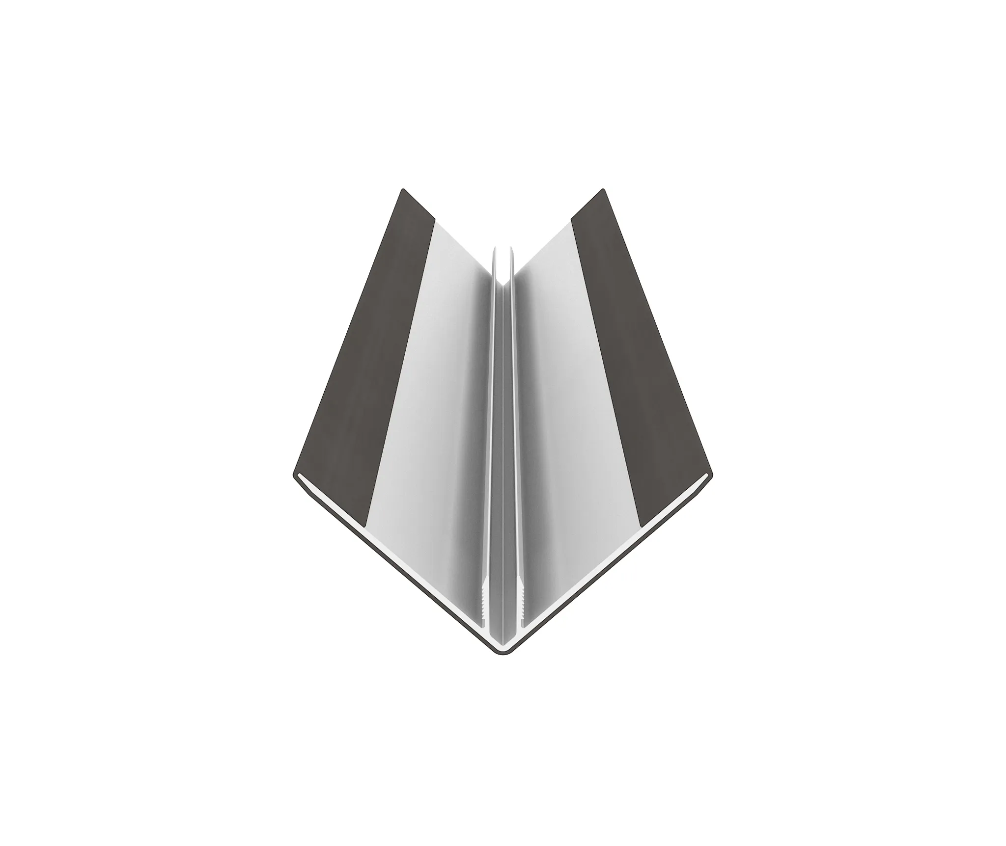 HORI Rhombus PRO Eckprofil coextrudiert grau  3