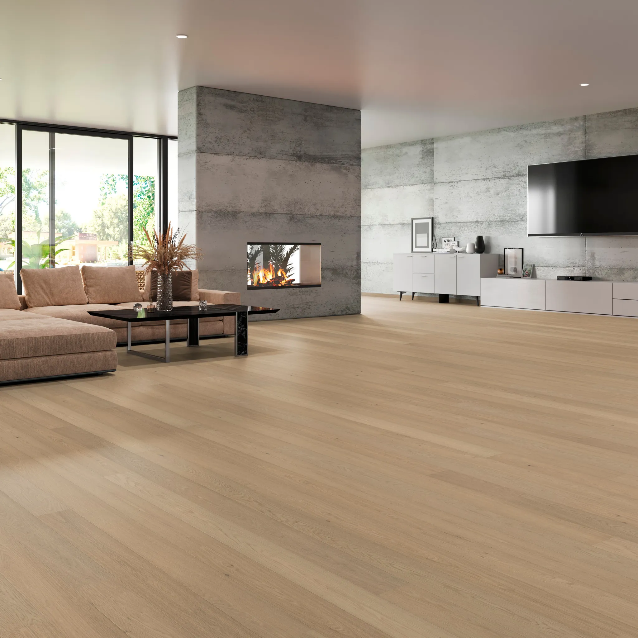 tilo Parkett PURISTICO TREND Eiche CremaPur Balance gebürstet Landhausdiele 3