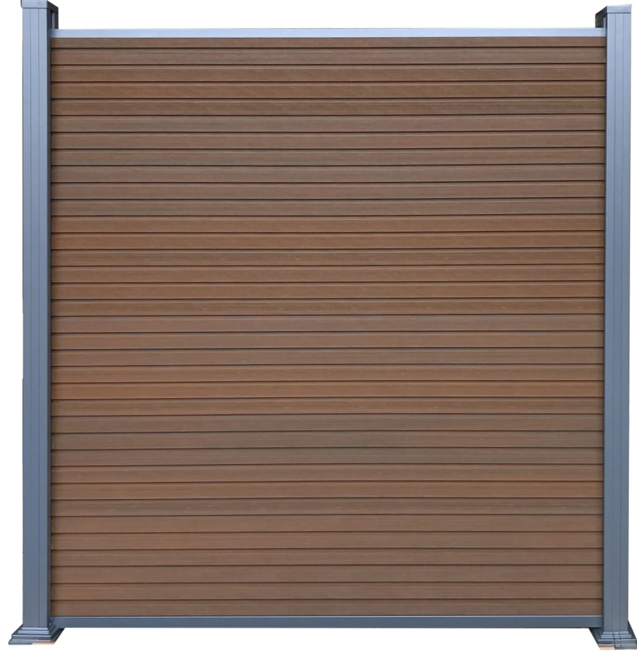 TETZNER & JENTZSCH WPC Steckzaun Set teak 0