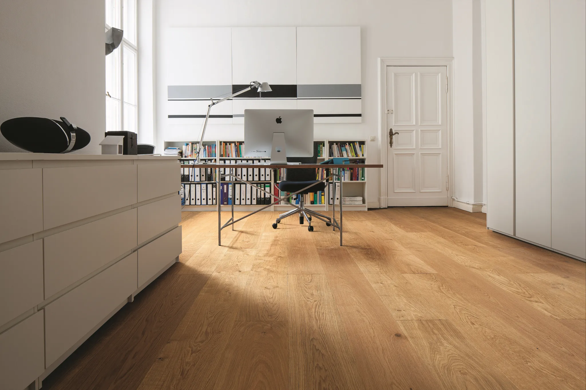 HORI Quick Parkett 400 Eiche Universal stark strukturiert Landhausdiele Plaza Naturalin Plus 2