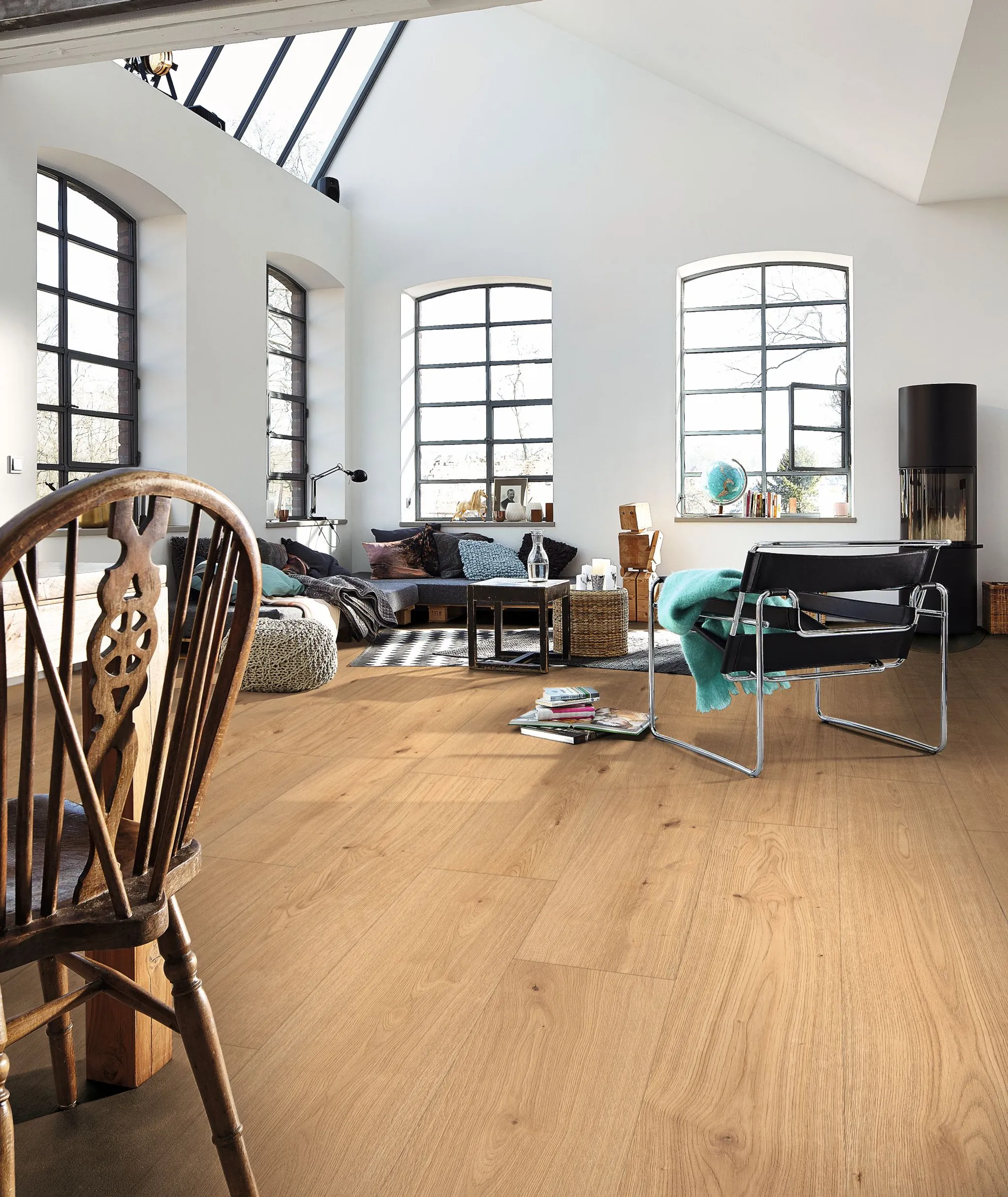 MEISTER PVC-Freier Klick-Designboden Pro DD 250 Lakewood Oak 07457 Softwood-Struktur Kurzdiele 0