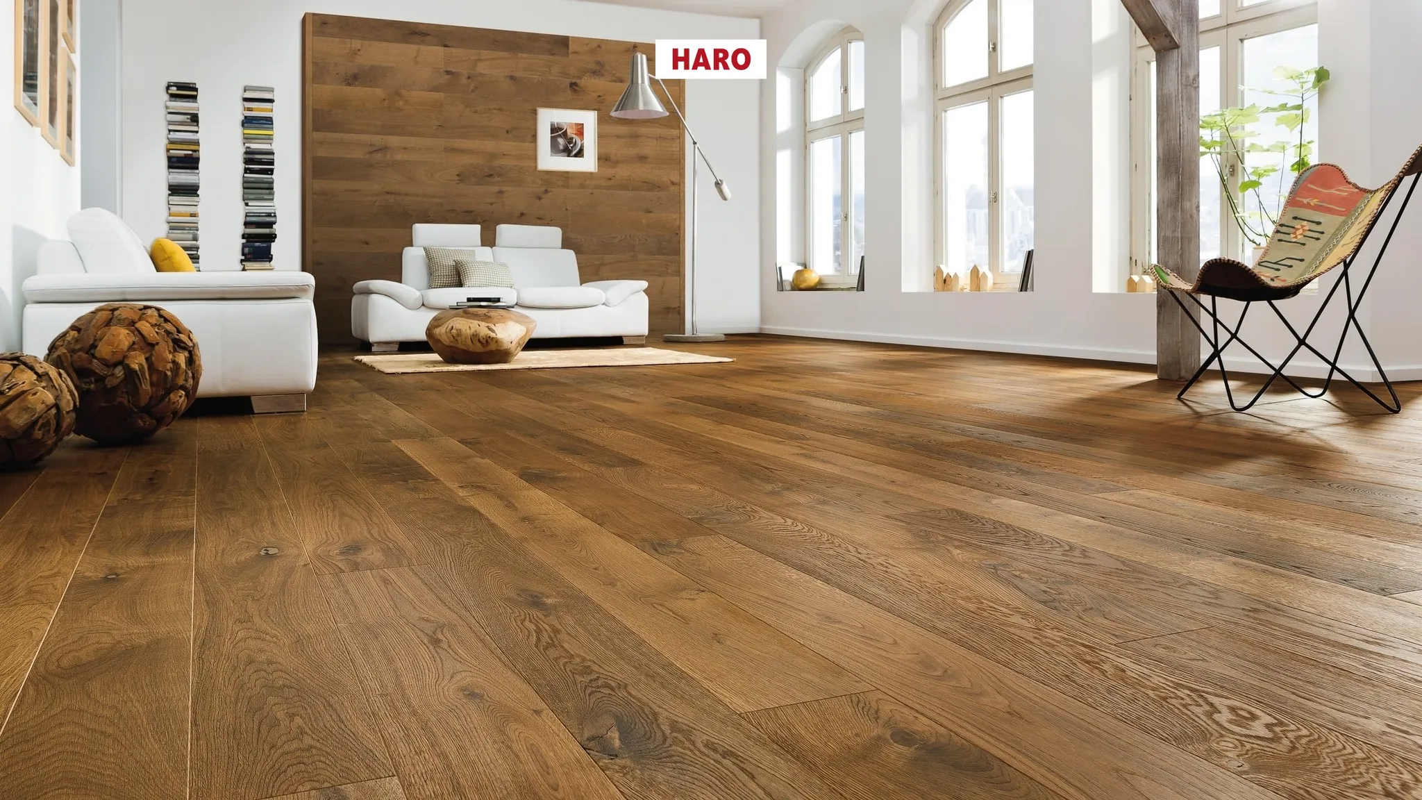 HARO Parkett 4000 Bernsteineiche strukturiert Sauvage Landhausdiele 3