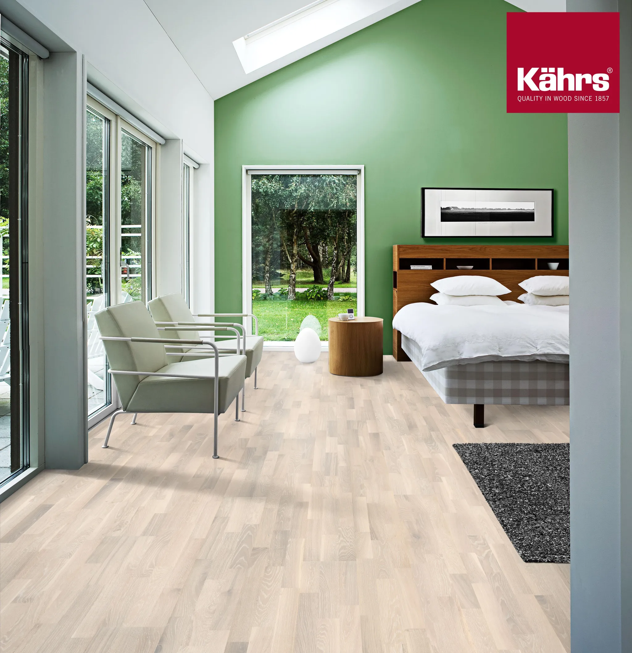 Kährs Parkett Harmony Collection Eiche Pale Variation Mattlack gebürstet Schiffsboden 2
