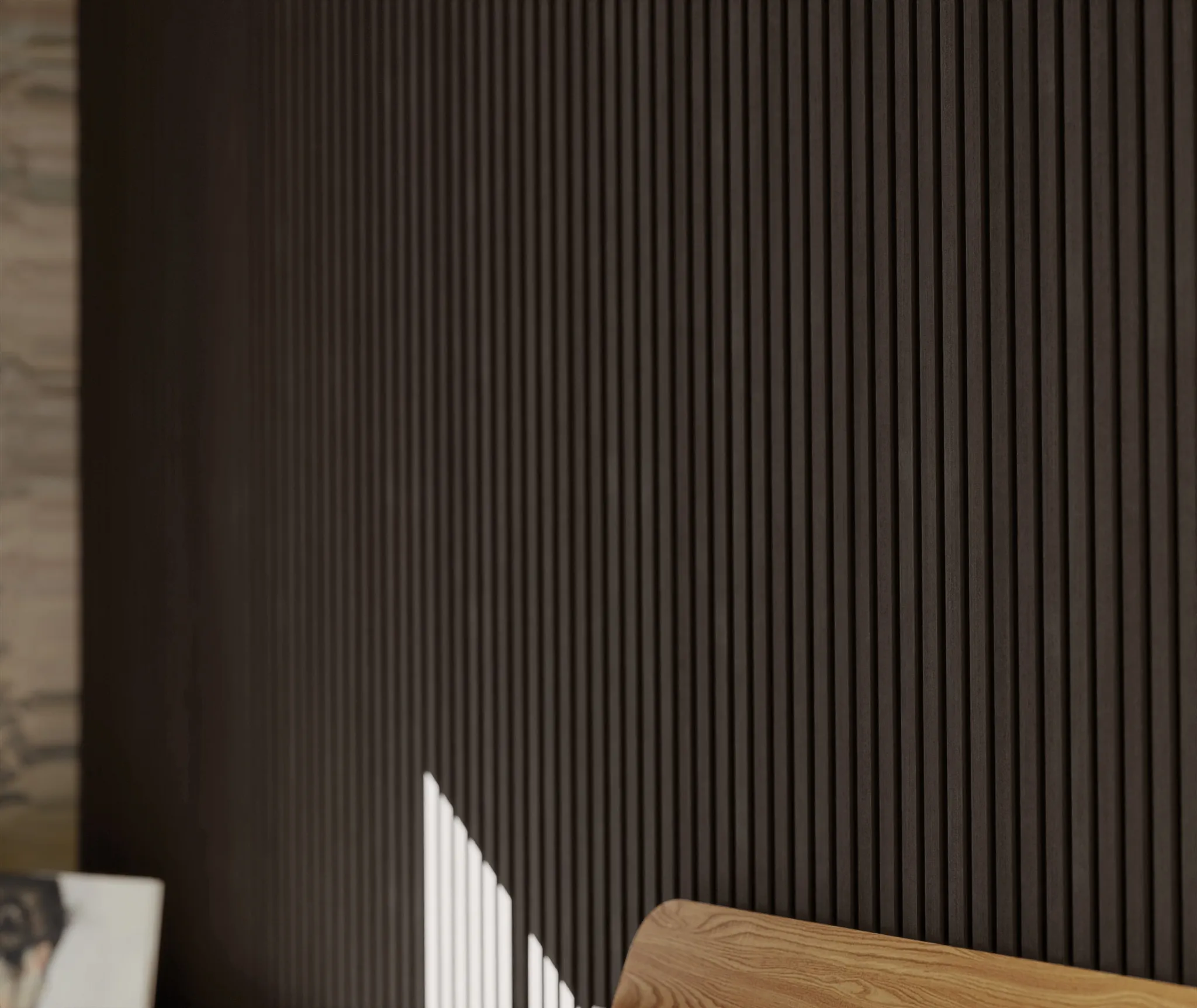 HORI WALL Akustik Dekor Wandpaneele Wenge 3