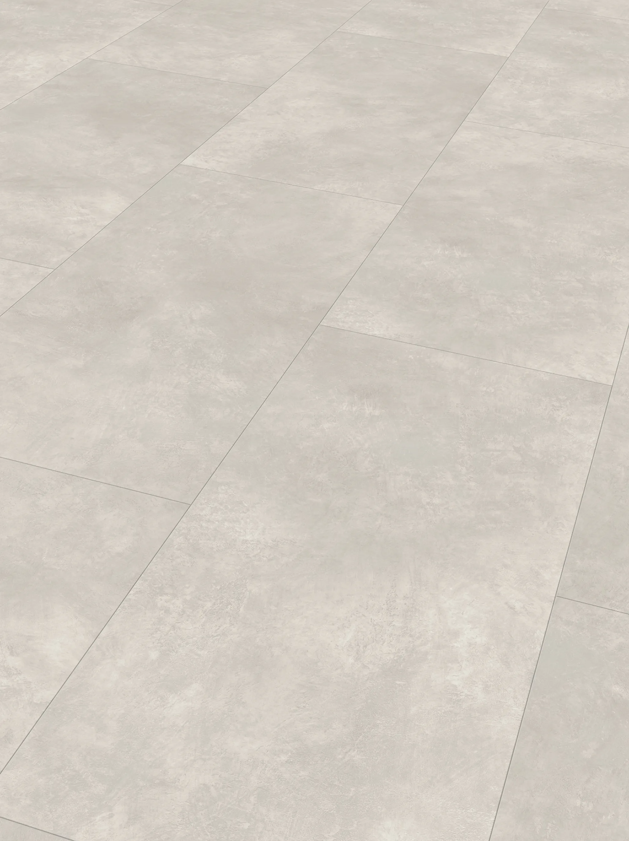 PARADOR PVC freier Klick-Designboden Modular ONE Beton weiß Steinstruktur Fliese 1