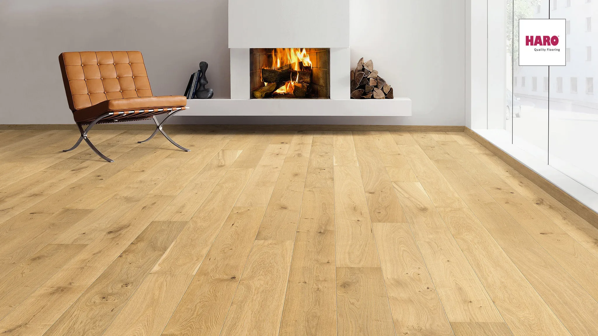 HARO Parkett 2500 Eiche Universal strukturiert Landhausdiele 2. Wahl 3