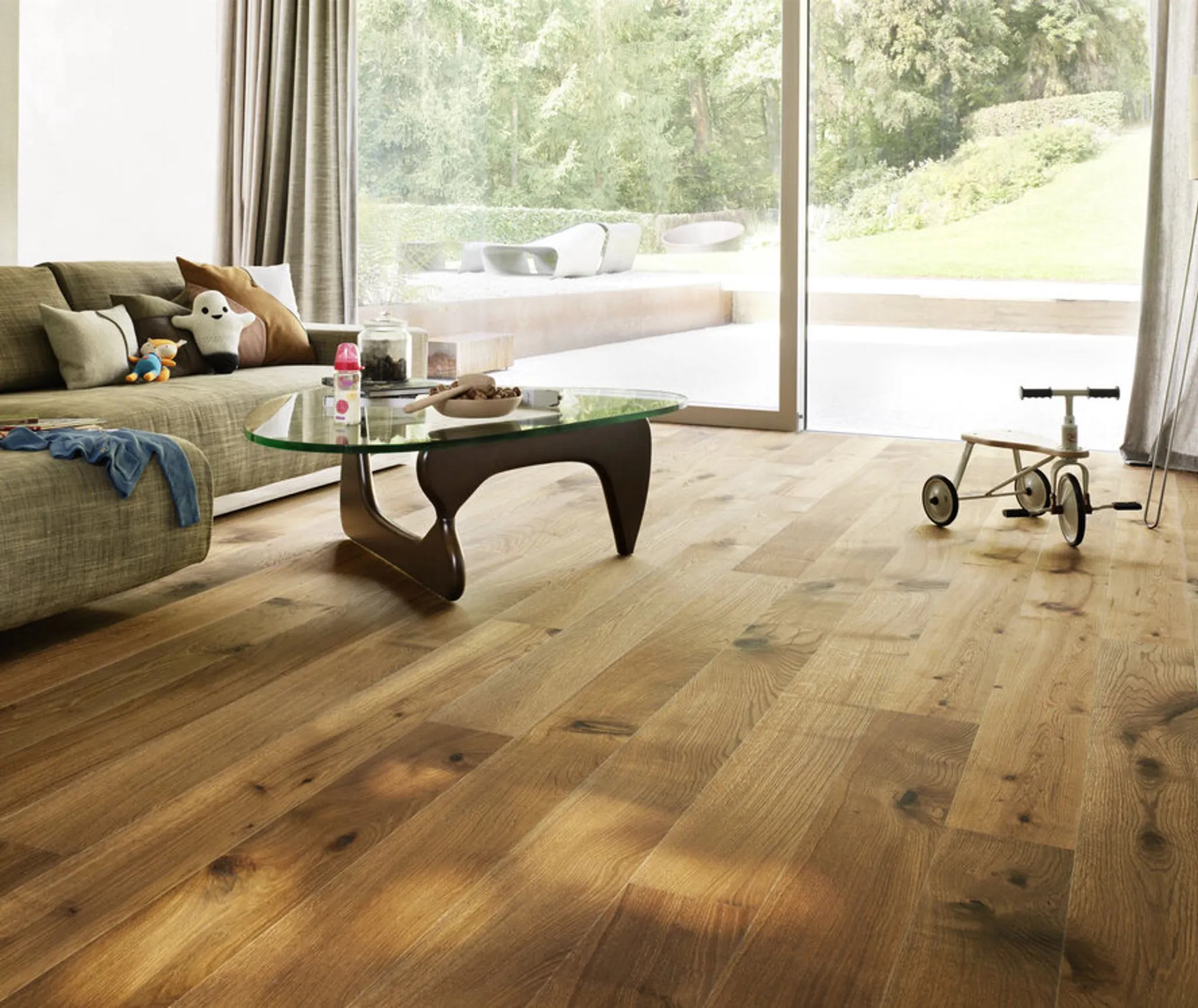 tilo Parkett MARCANTO TREND Eiche Caramel Alpin gebürstet Landhausdiele 1
