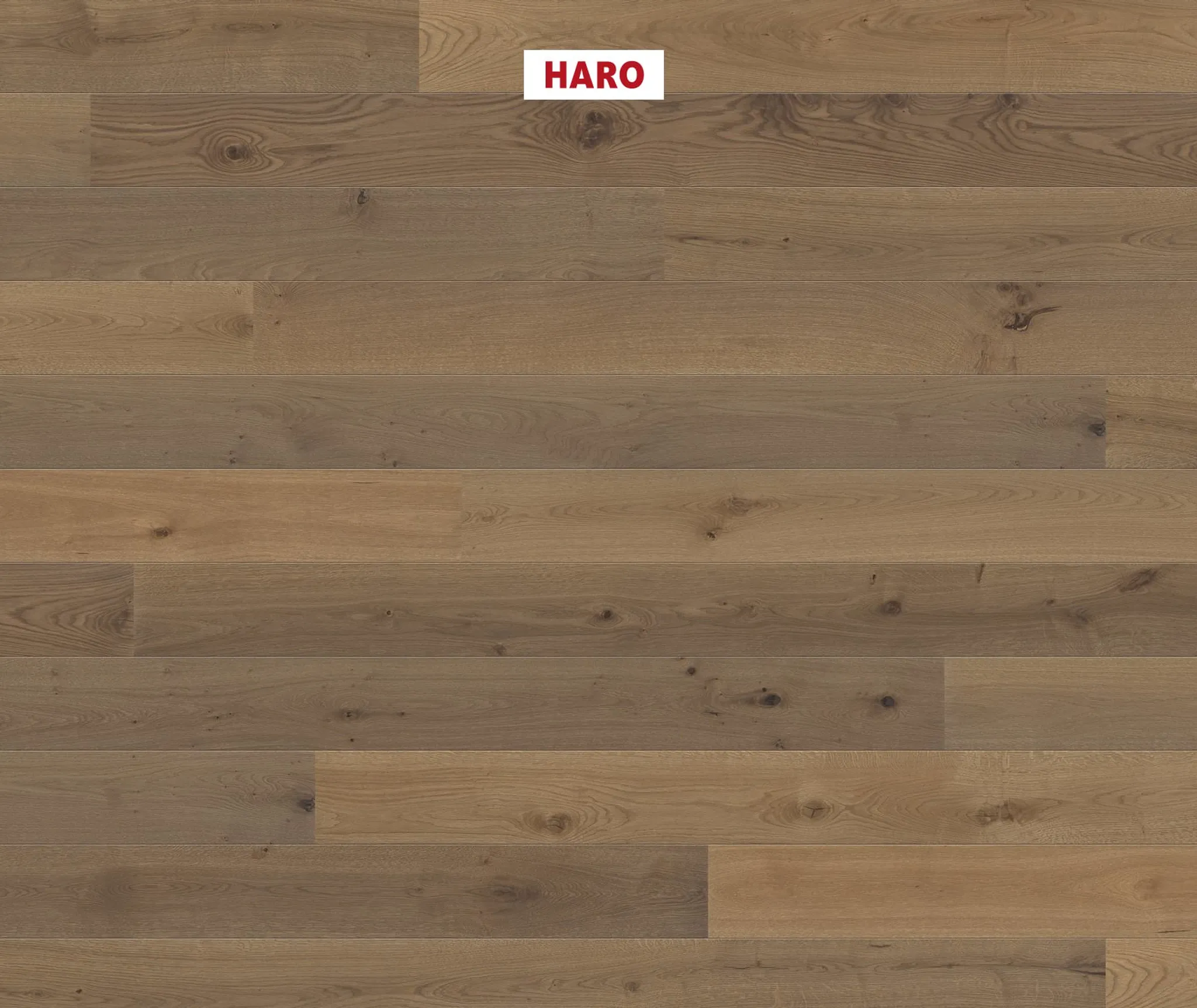 HARO Parkett 2500 Eiche samtbraun strukturiert Landhausdiele 0